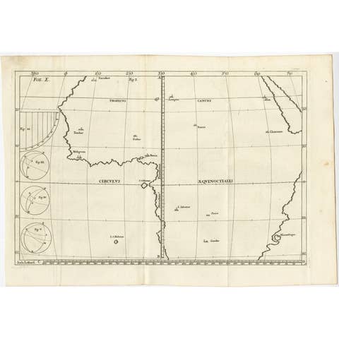 Remarkable Antique Map of Central Africa by Scherer, c.1703