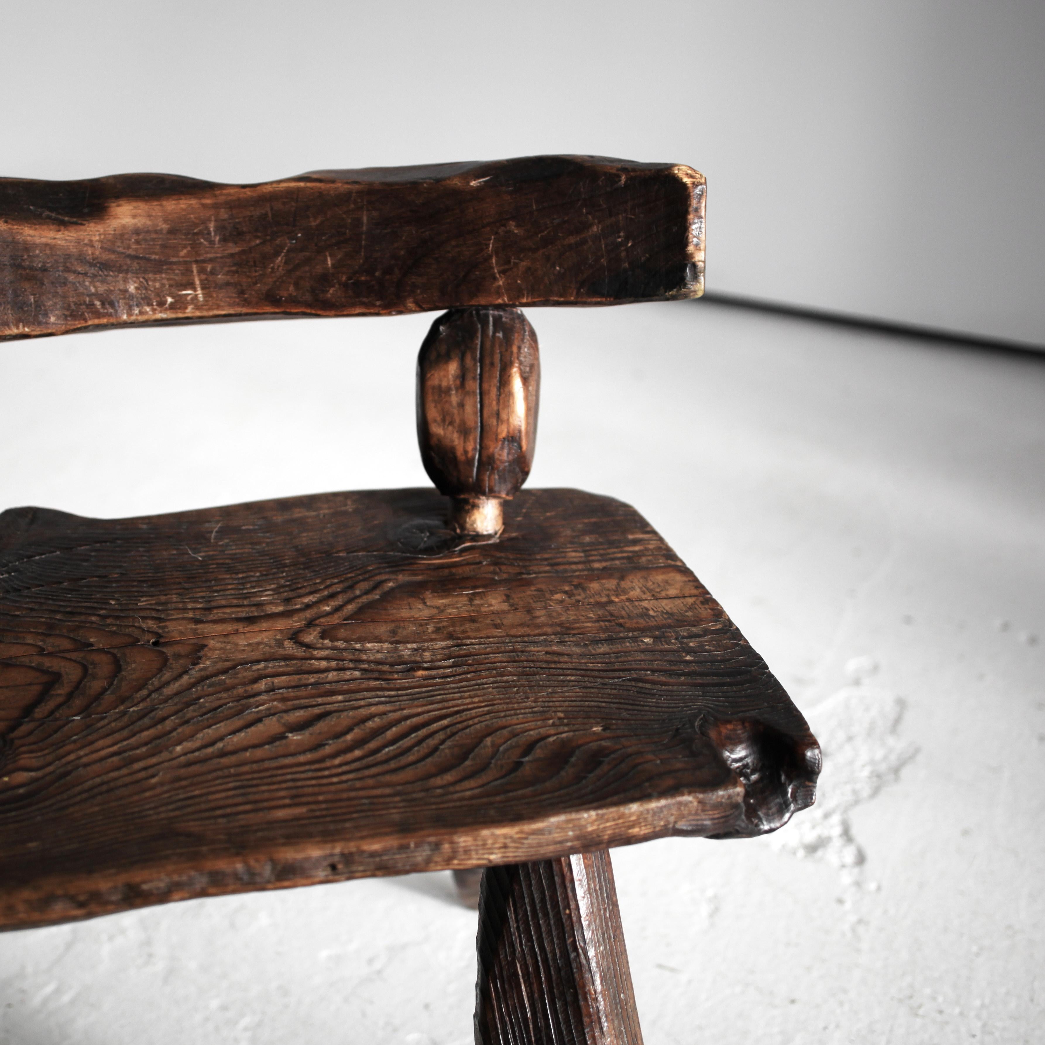 Remarkable Brutalist 60S Polish Artist Made Chair 3