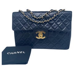 Retro Remarkable Chanel Timeless/Classic Maxi Jumbo Handbag