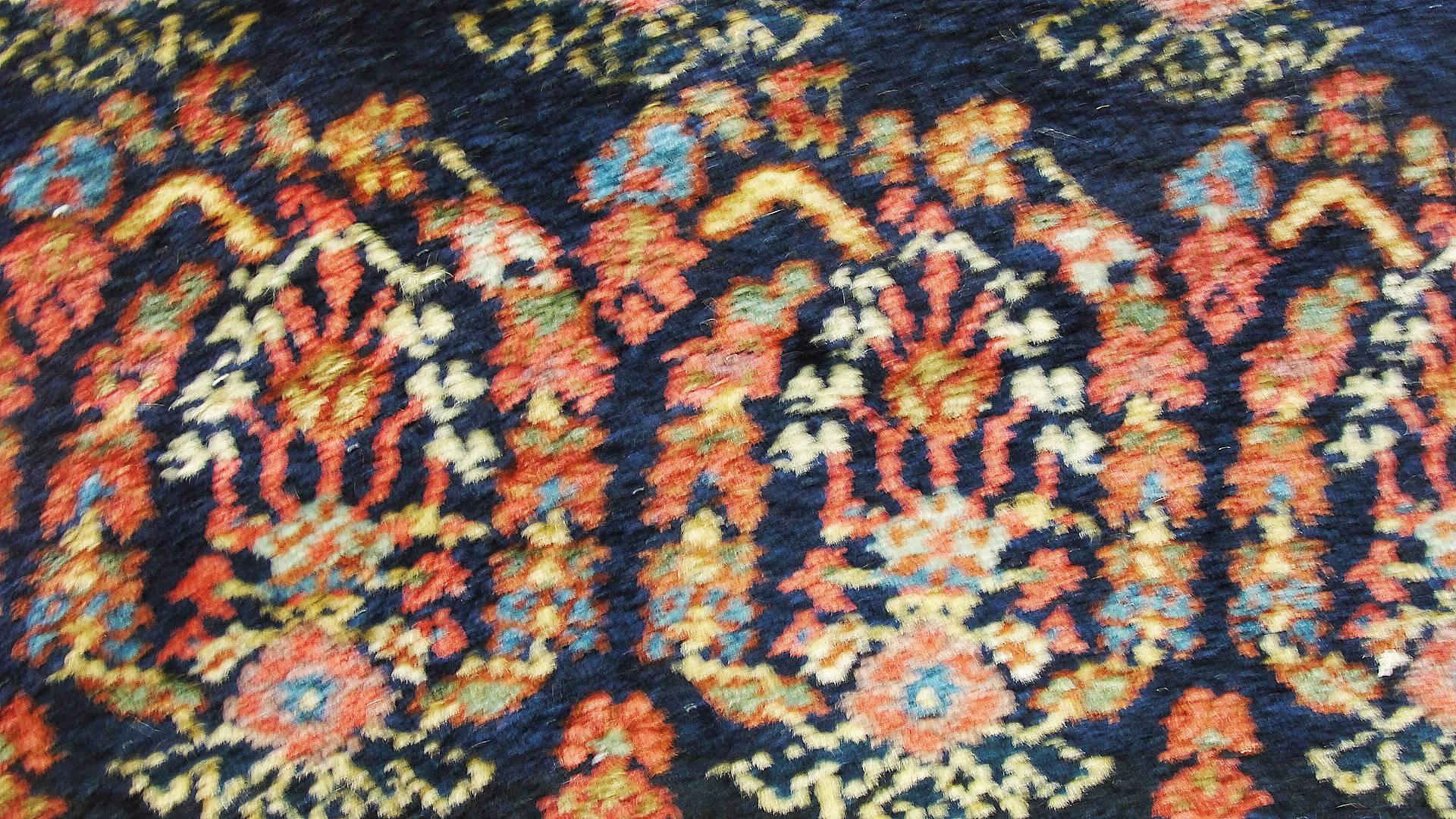 Early 20th Century  Antique Persian Senneh Malayer Carpet, Gallery/Runner Size For Sale
