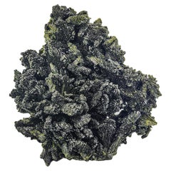 Remarkable Forest Green Epidote Crystal Cluster Aggregate Matrix from Pakistan