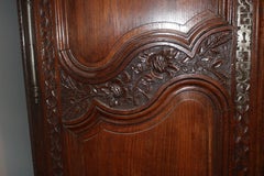 Remarkable French Walnut 19th Century Armoire, That Is a Clothes Closet