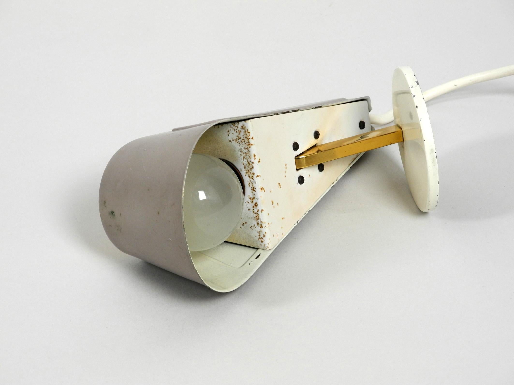 Remarkable Mid-Century Modern Metal Bedside Lamp 8