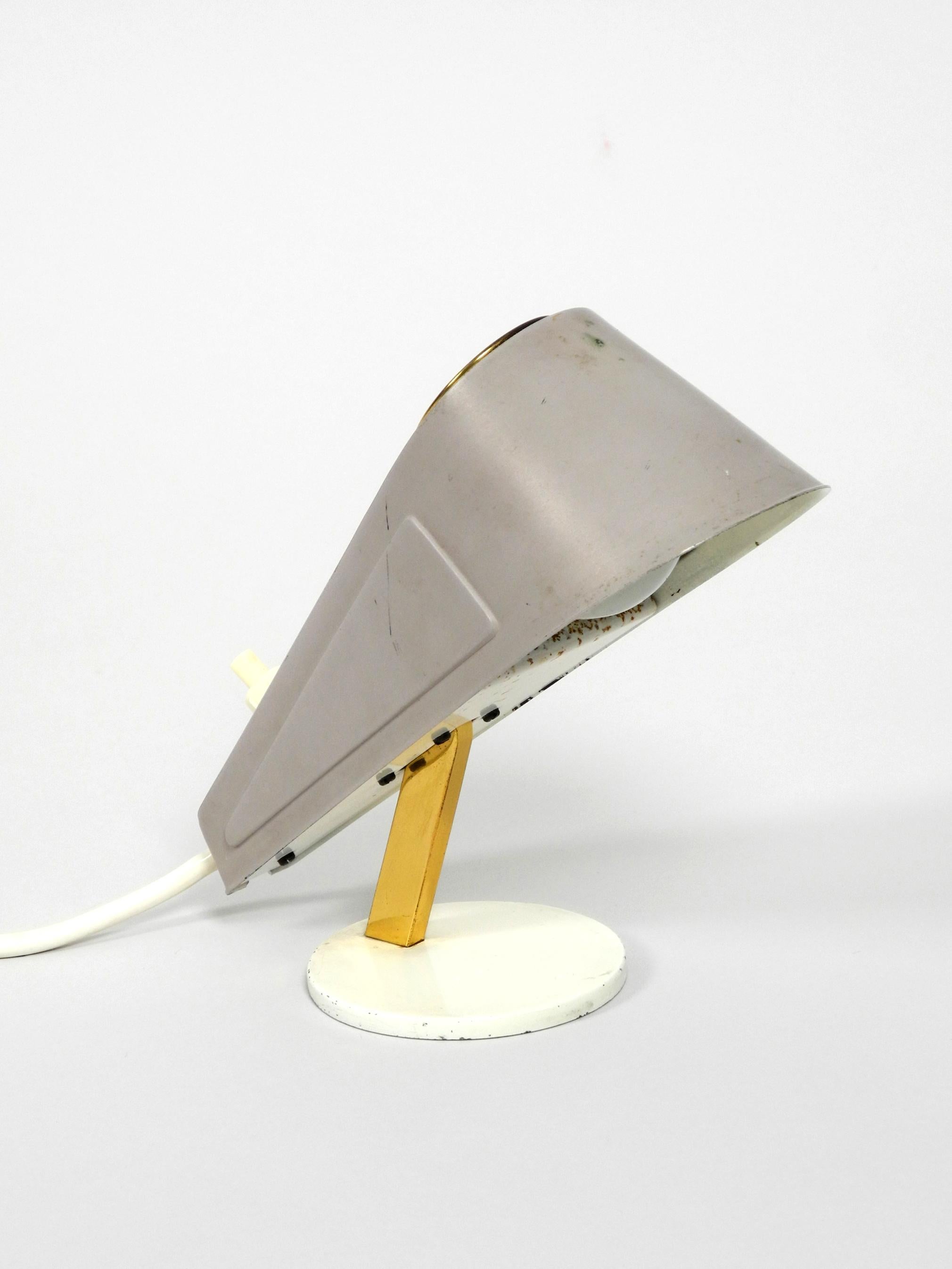 Remarkable Mid-Century Modern Metal Bedside Lamp 10