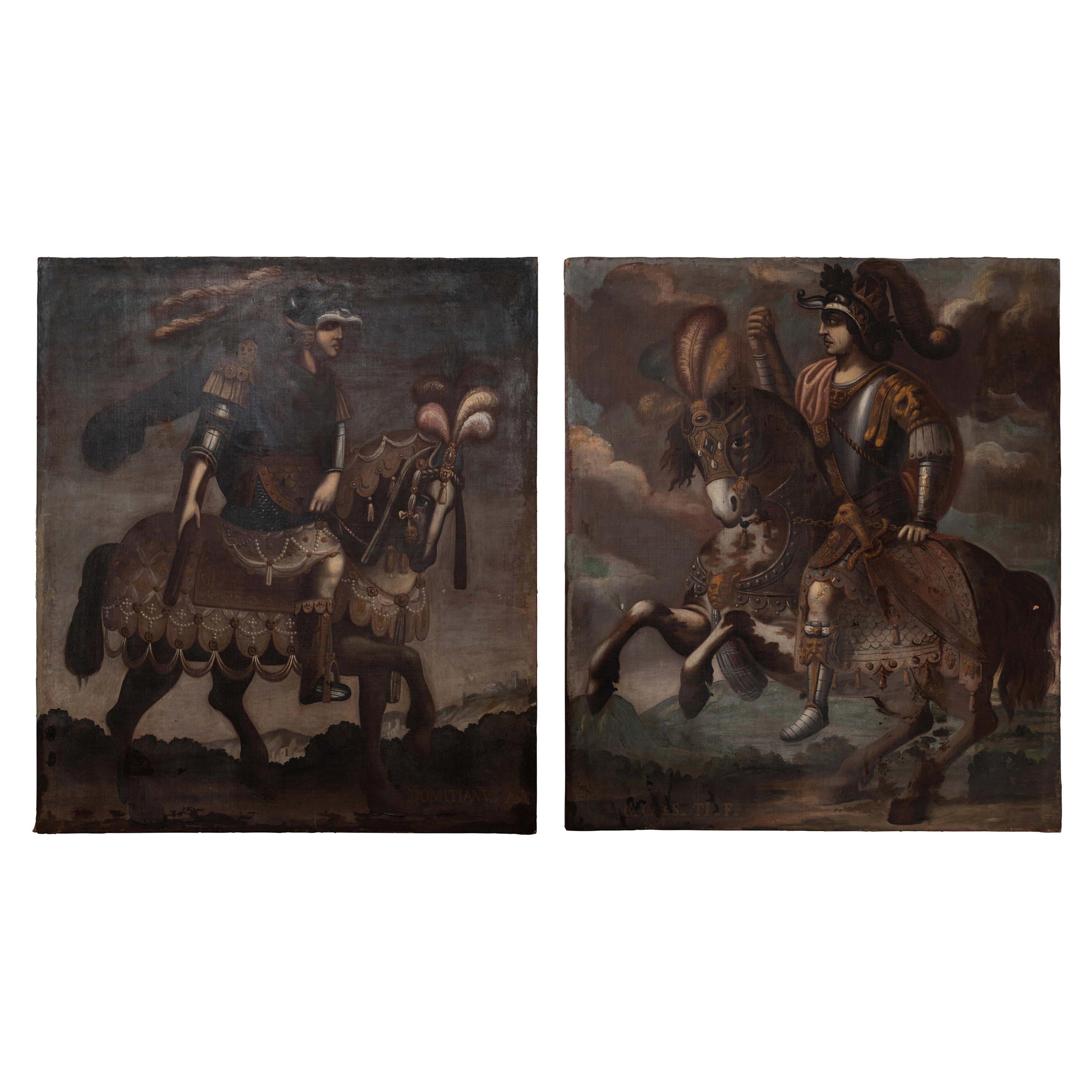 Remarkable Pair of 16th Century Italian Paintings