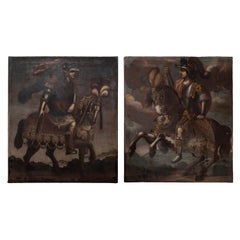 Remarkable Pair of 16th Century Italian Paintings