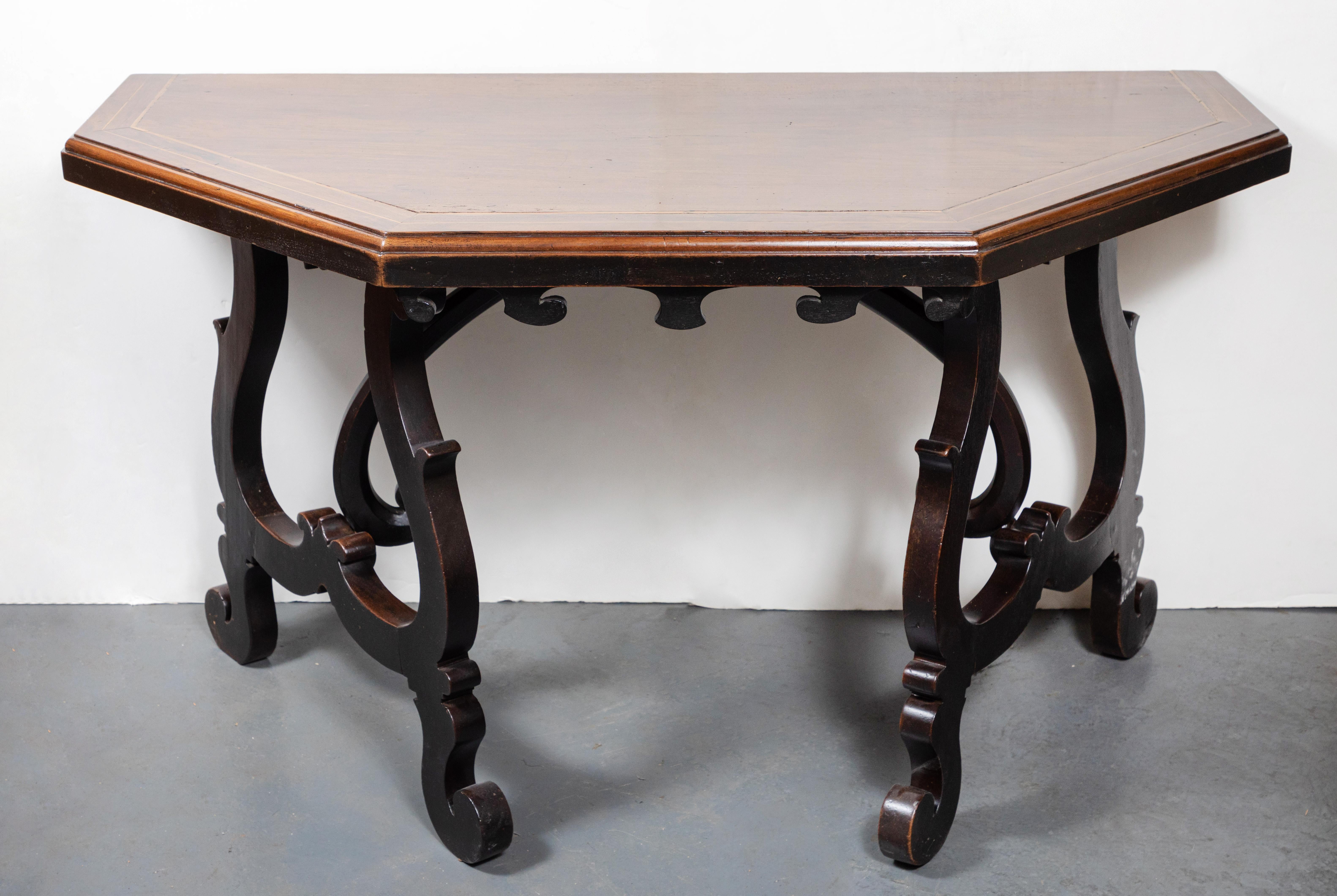 Remarkable Pair of 19th Century, Italian Demilunes 1
