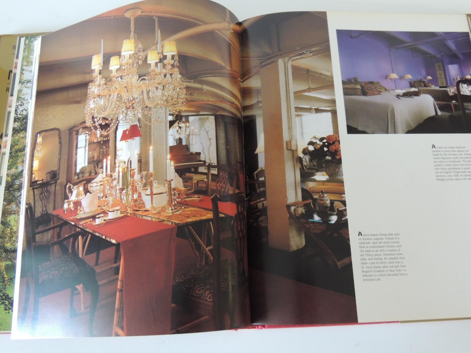 Late 20th Century Remarkable Private NY Residences Vintage Decorative Hardcover Book For Sale