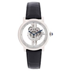 Remarkable Rotonde Astrotourbillon Skeleton Watch by Cartier