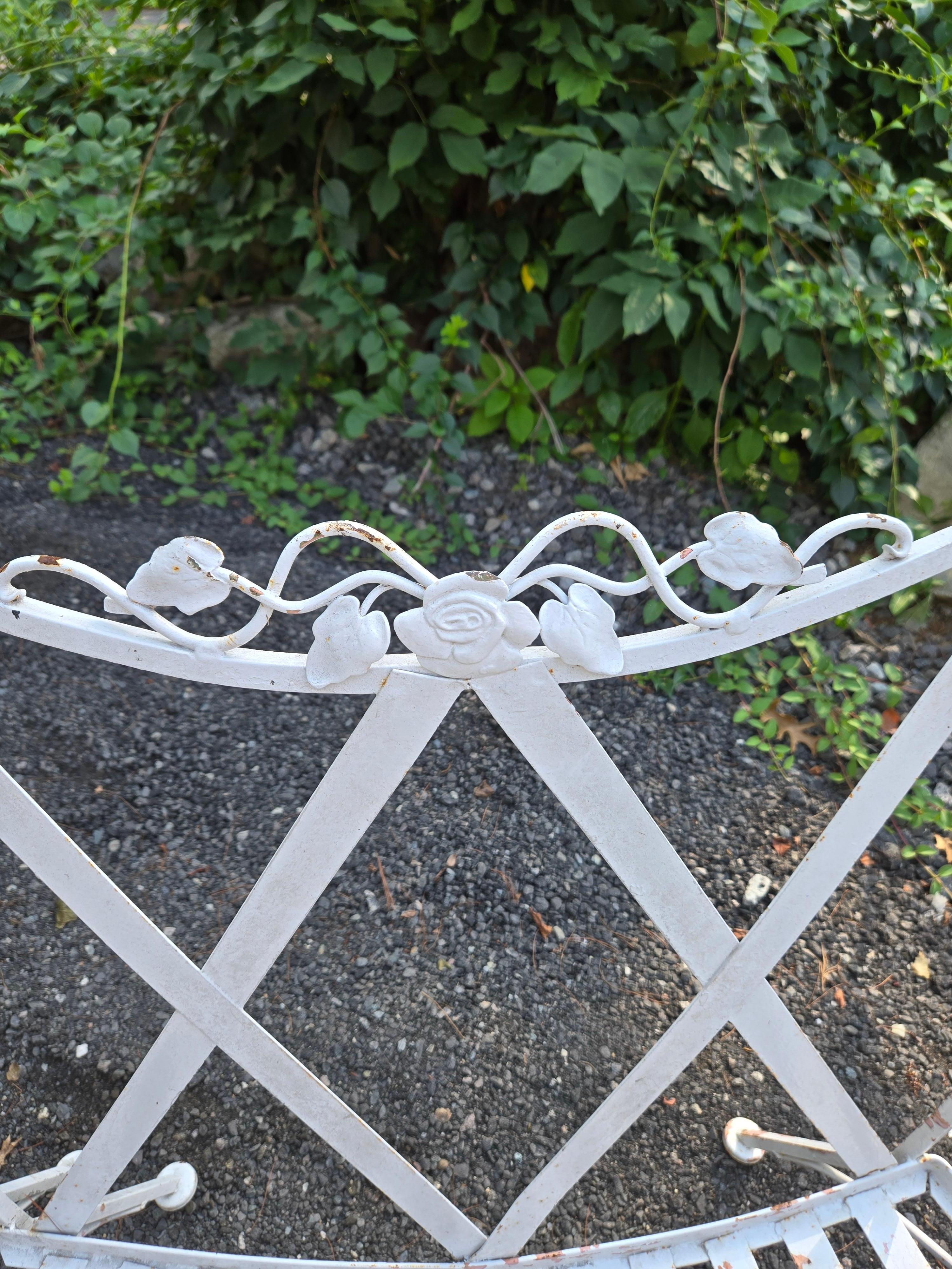 Woodard Wrought Iron Garden Seating For Sale 1