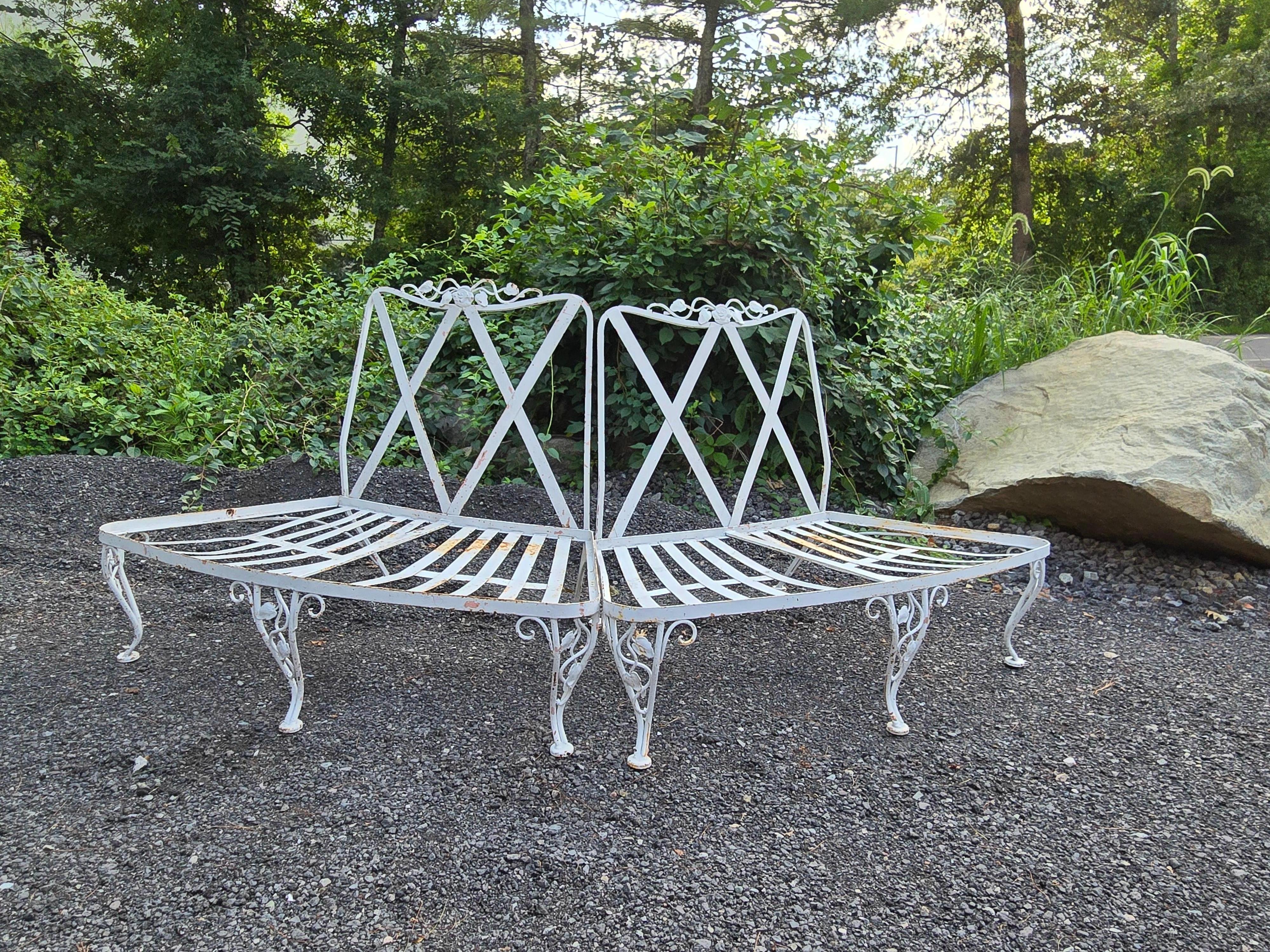 Woodard Wrought Iron Garden Seating For Sale 3