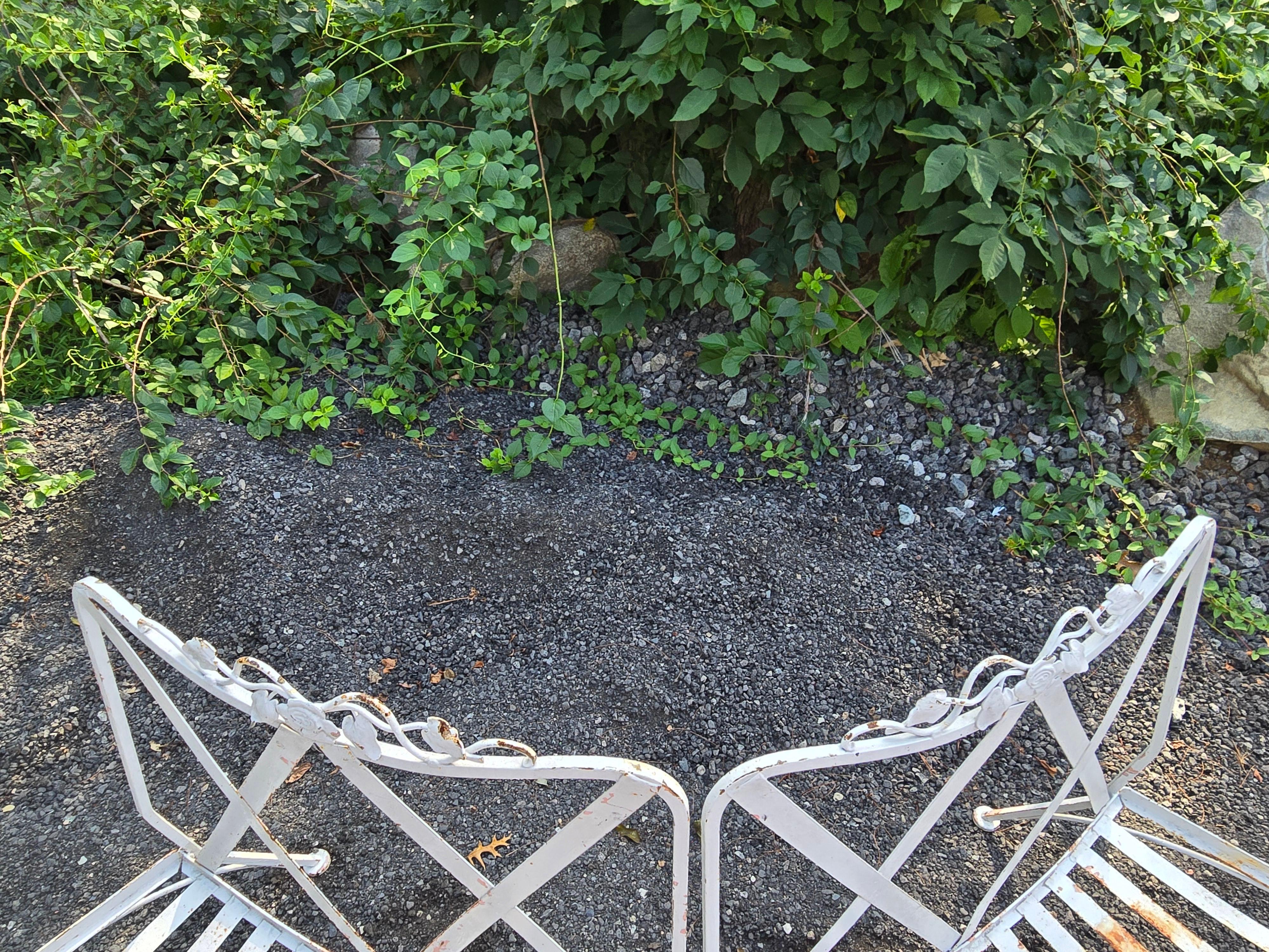 Woodard Wrought Iron Garden Seating For Sale 4
