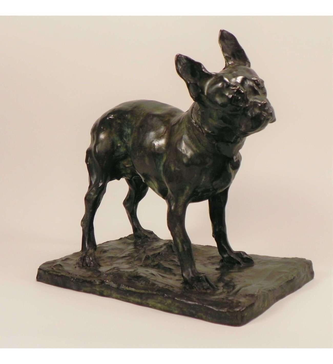 Bulldog francés de bronce de Rembrandt Bugatti(1884 - 1916) en venta 1