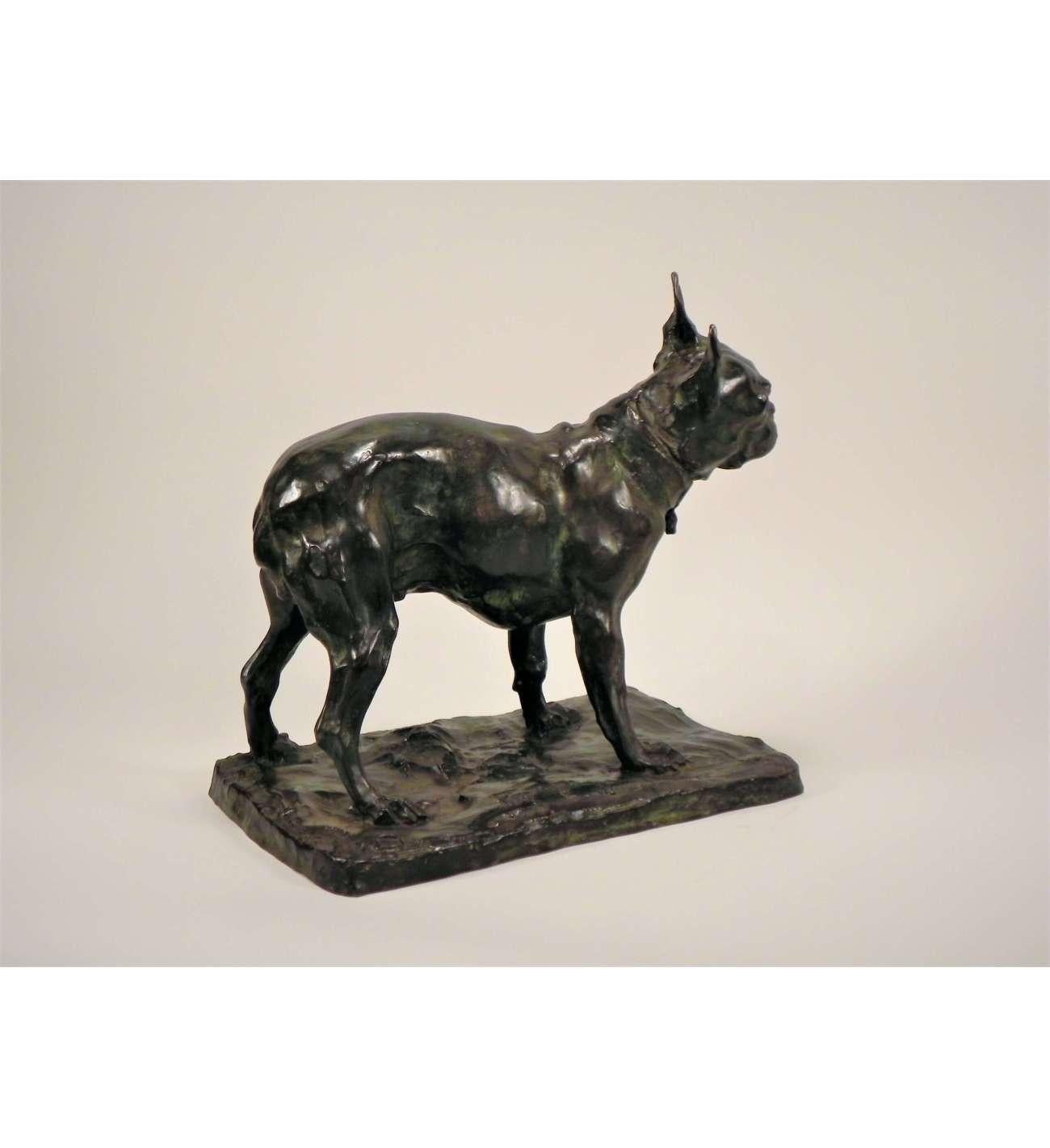 Bulldog francés de bronce de Rembrandt Bugatti(1884 - 1916) en venta 3