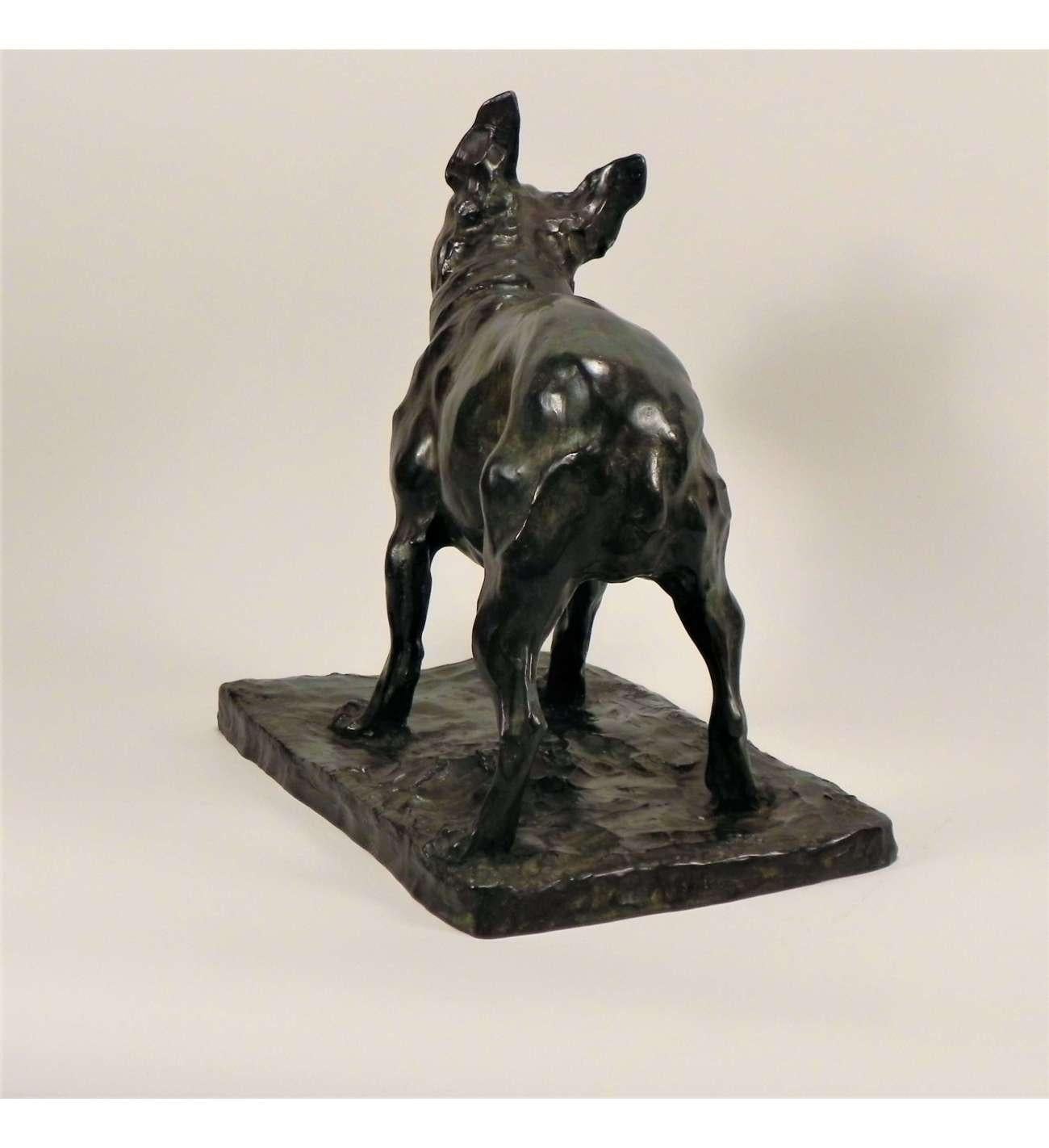 Bulldog francés de bronce de Rembrandt Bugatti(1884 - 1916) en venta 5