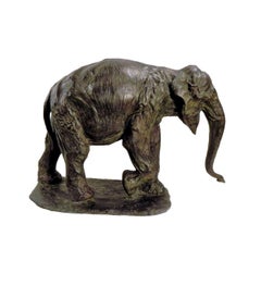 Bronze Walking  Elephant By Rembrandt Bugatti (1884 - 1916)