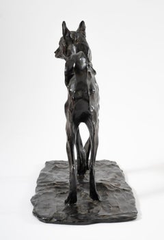 Chien d'Annam, Bugatti, Sculpture, Animal, Design, Bronze, Fine Art