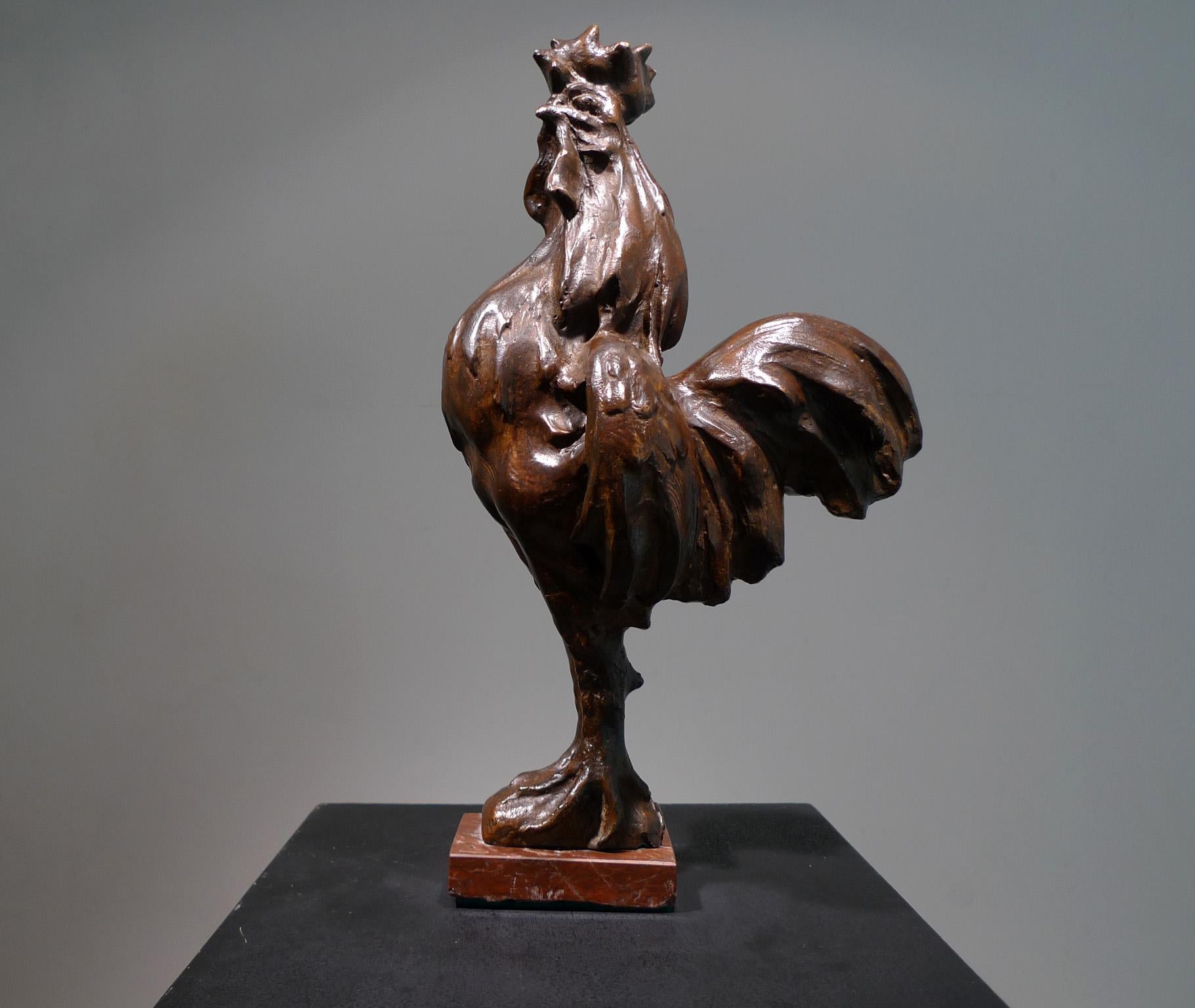 Rembrandt Bugatti - "Coq" 20th Century, Brown Patina Bronze by French  Sculptor, Rembrandt Bugatti at 1stDibs | bronze bugatti, bugatti sculpteur