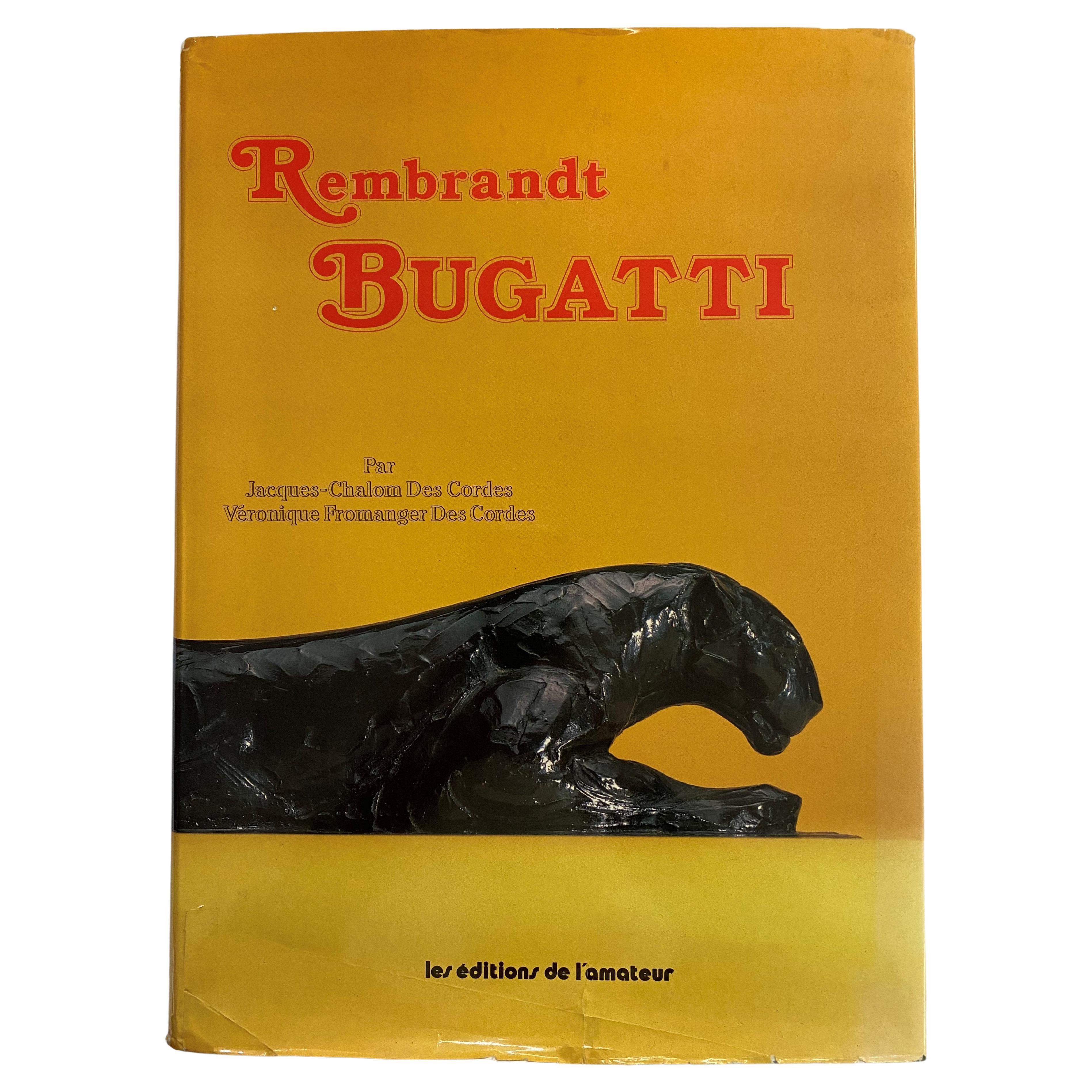 Latalogue Raisonne de Rembrandt Bugatti (livre) en vente