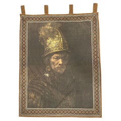 Retro Rembrandt "Der Mann mit dem Goldhelm" Tapestry