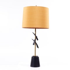 Rembrandt Mid Century Brass Table Lamp
