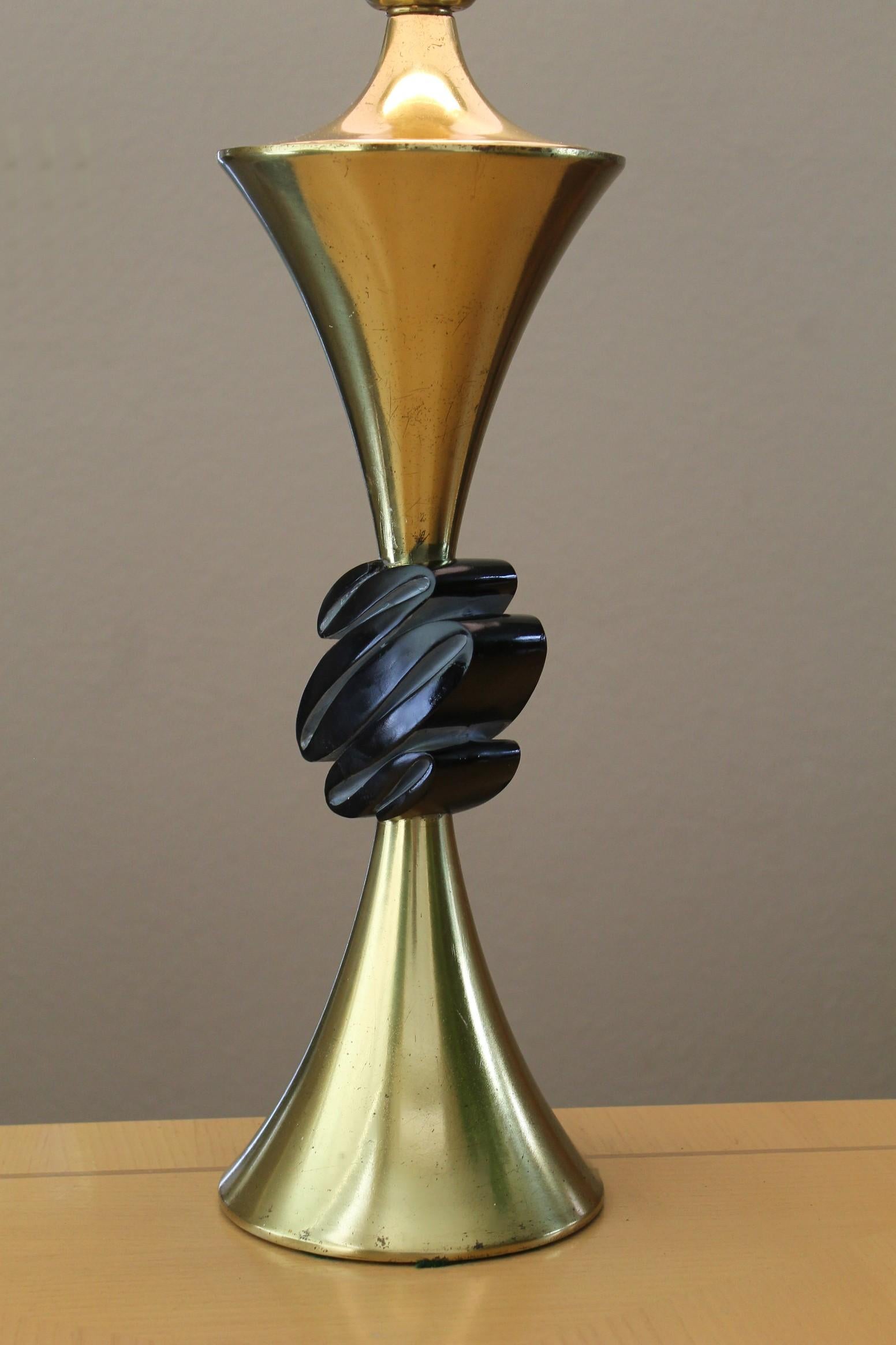 Américain Lampe de table Rembrandt mi-siècle moderne ! Ranch atomique Palm Springs Art Déco des années 50 en vente