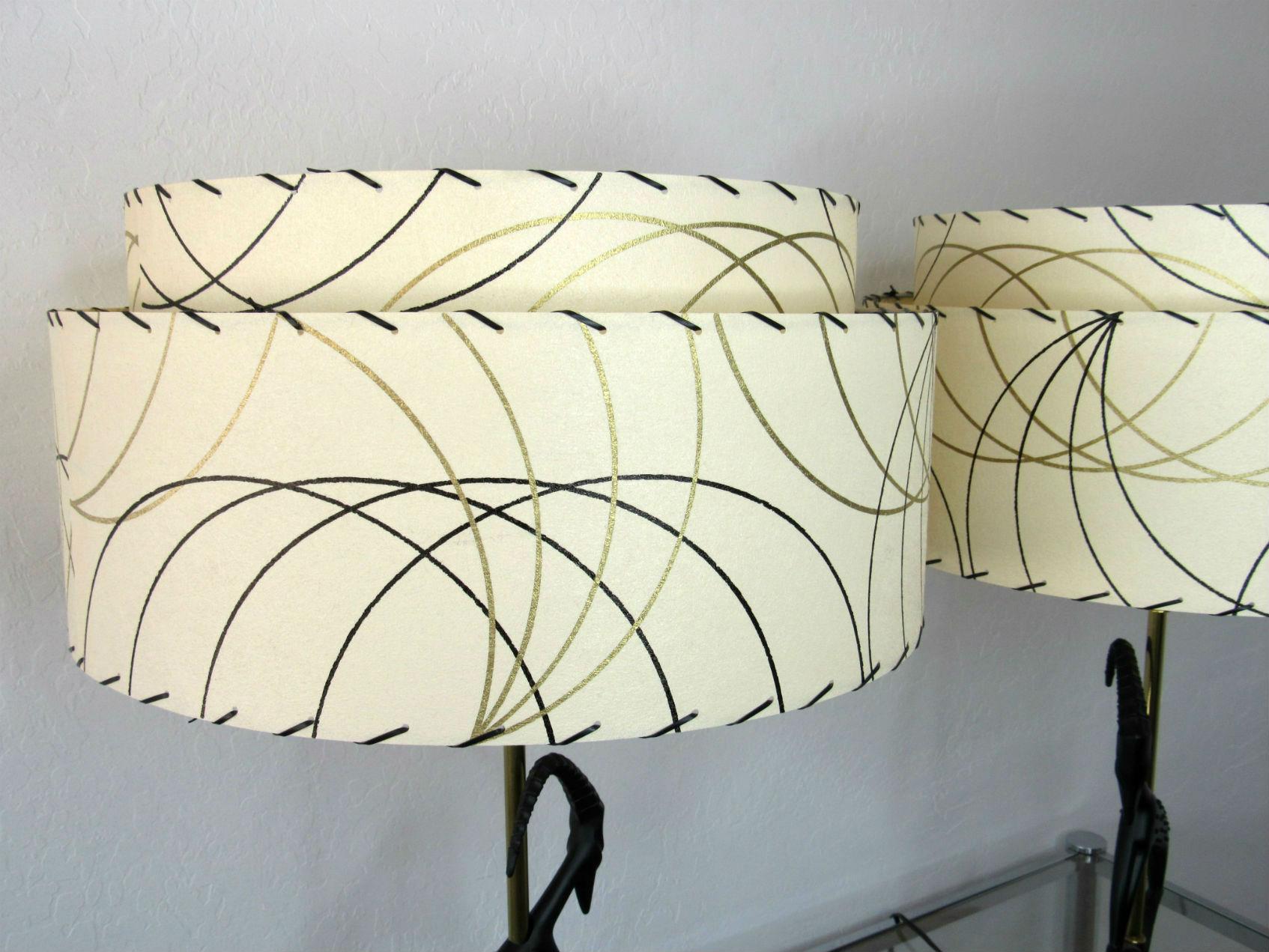 Rembrandt Midcentury Gazelle Table Lamps In Good Condition For Sale In Surprise, AZ