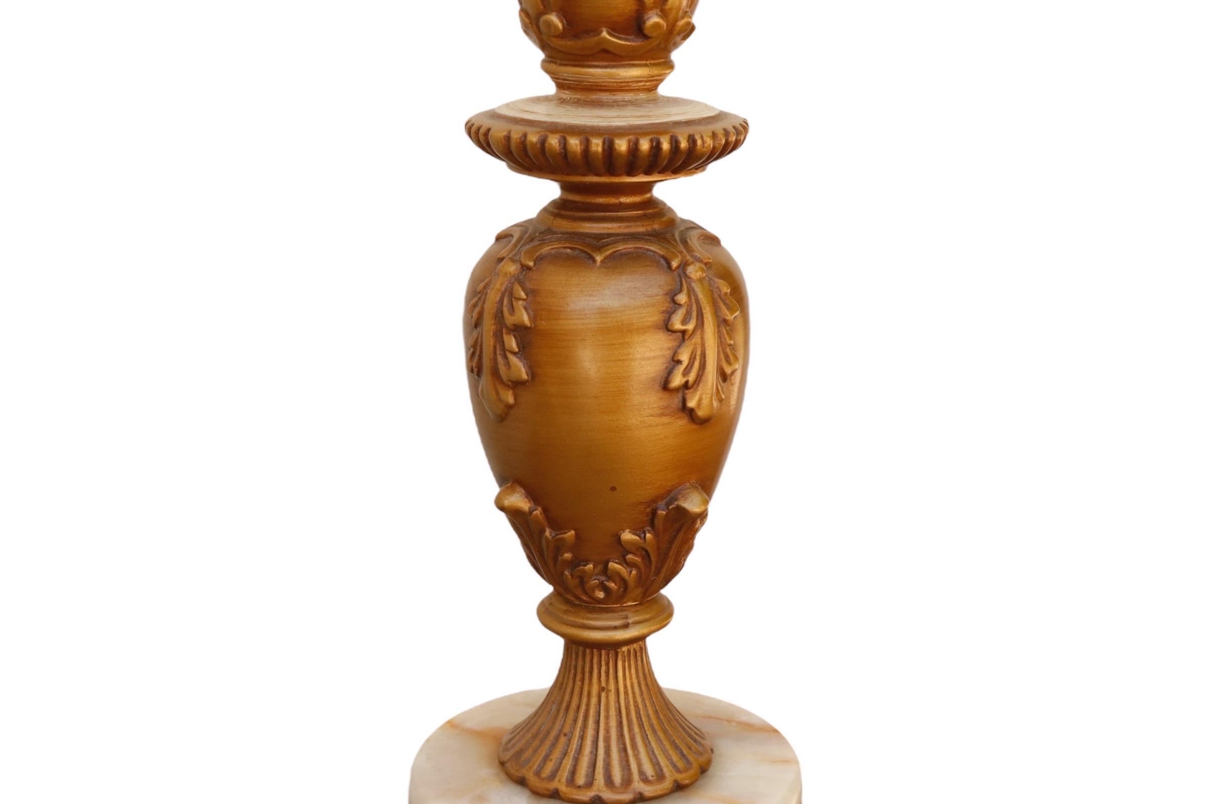 20th Century Rembrandt Torchiere Table Lamps - a Pair For Sale