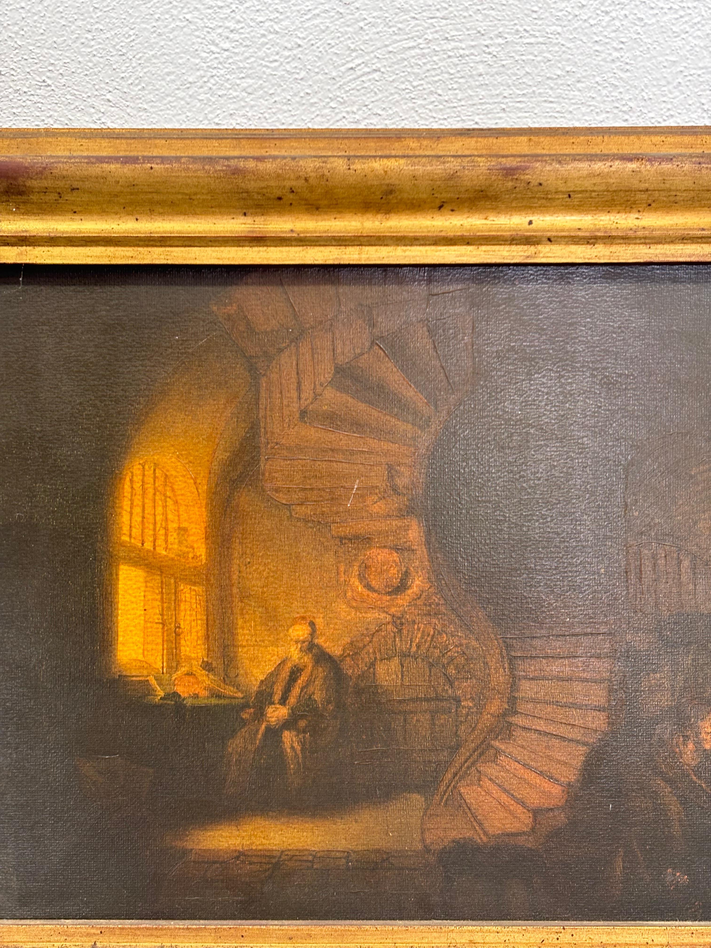 Rembrandt Van Rijn (1660-1669) Reproducción  GHI.M.A Autorizado Mid-17th Century en venta