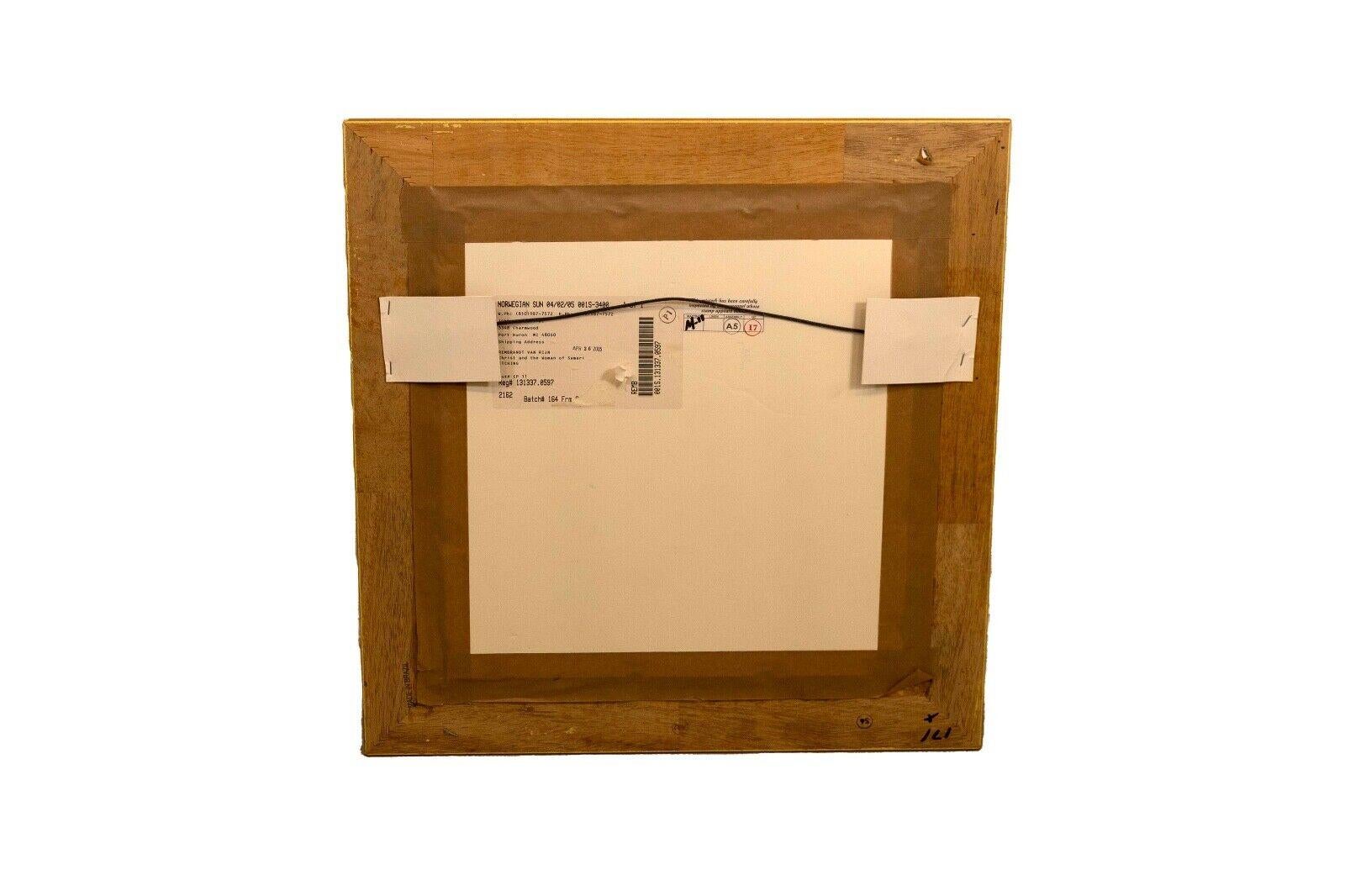 Rembrandt Van Rijn Christ and the Woman 1634 Etching Millenium Edition