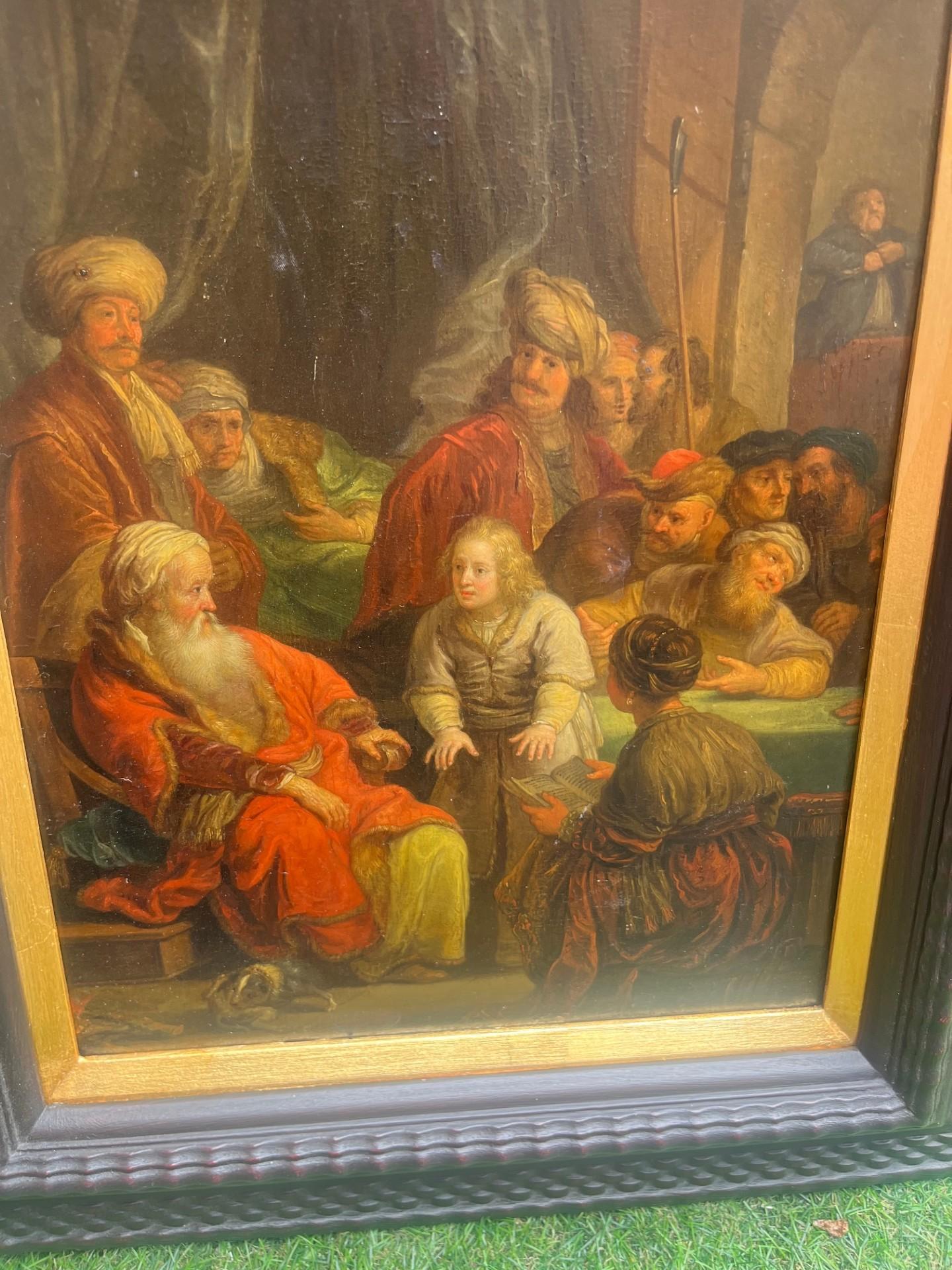 Óleo bíblico del siglo XVII del Viejo Maestro José cuenta su Sueño - Painting Antiguos maestros de Rembrandt van Rijn