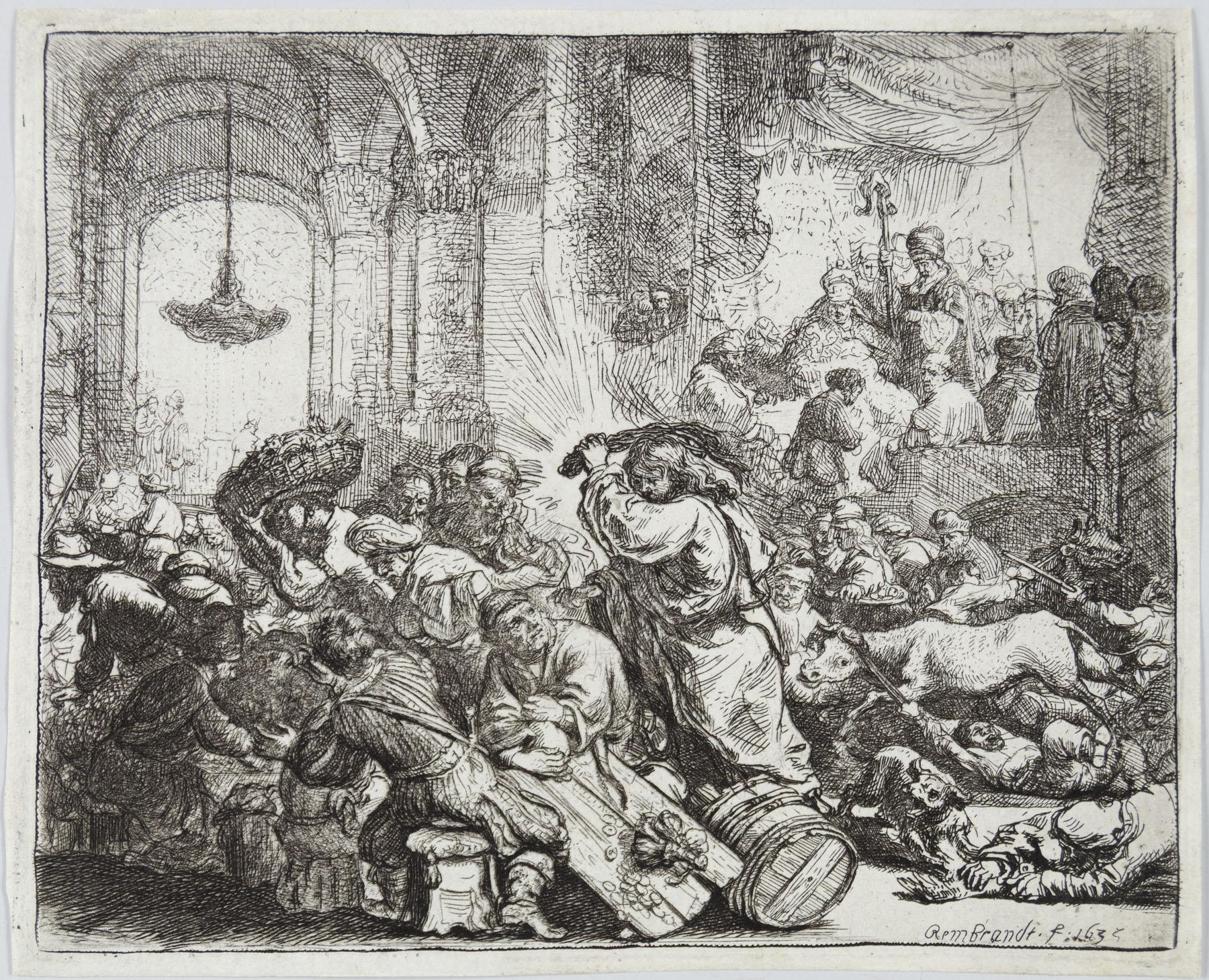 Christ Driving the Moneychangers from the Tempte