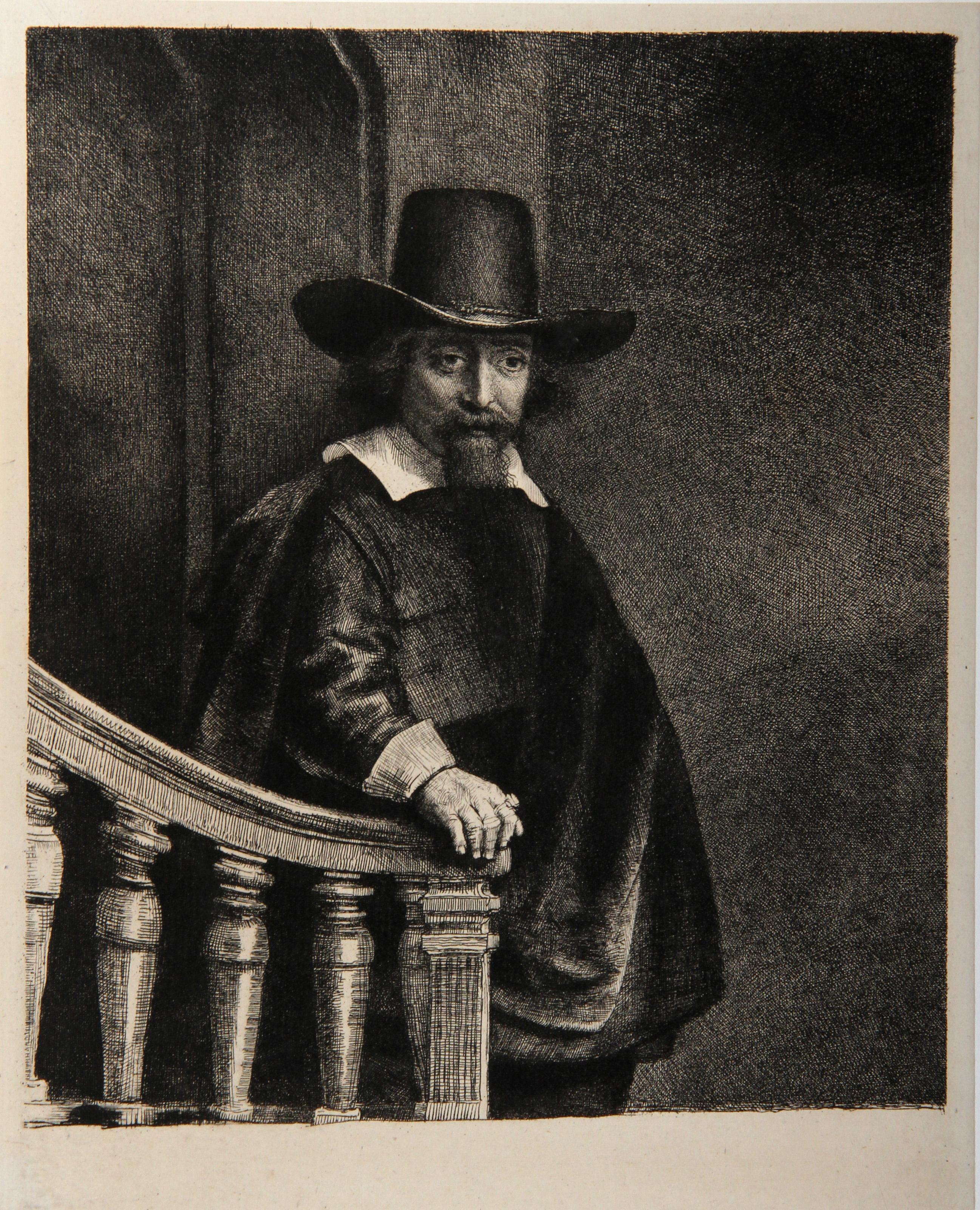 Efraín Bonus, Antiguos Maestros Grabado heliograbado enmarcado de Rembrandt van Rijn en venta 1