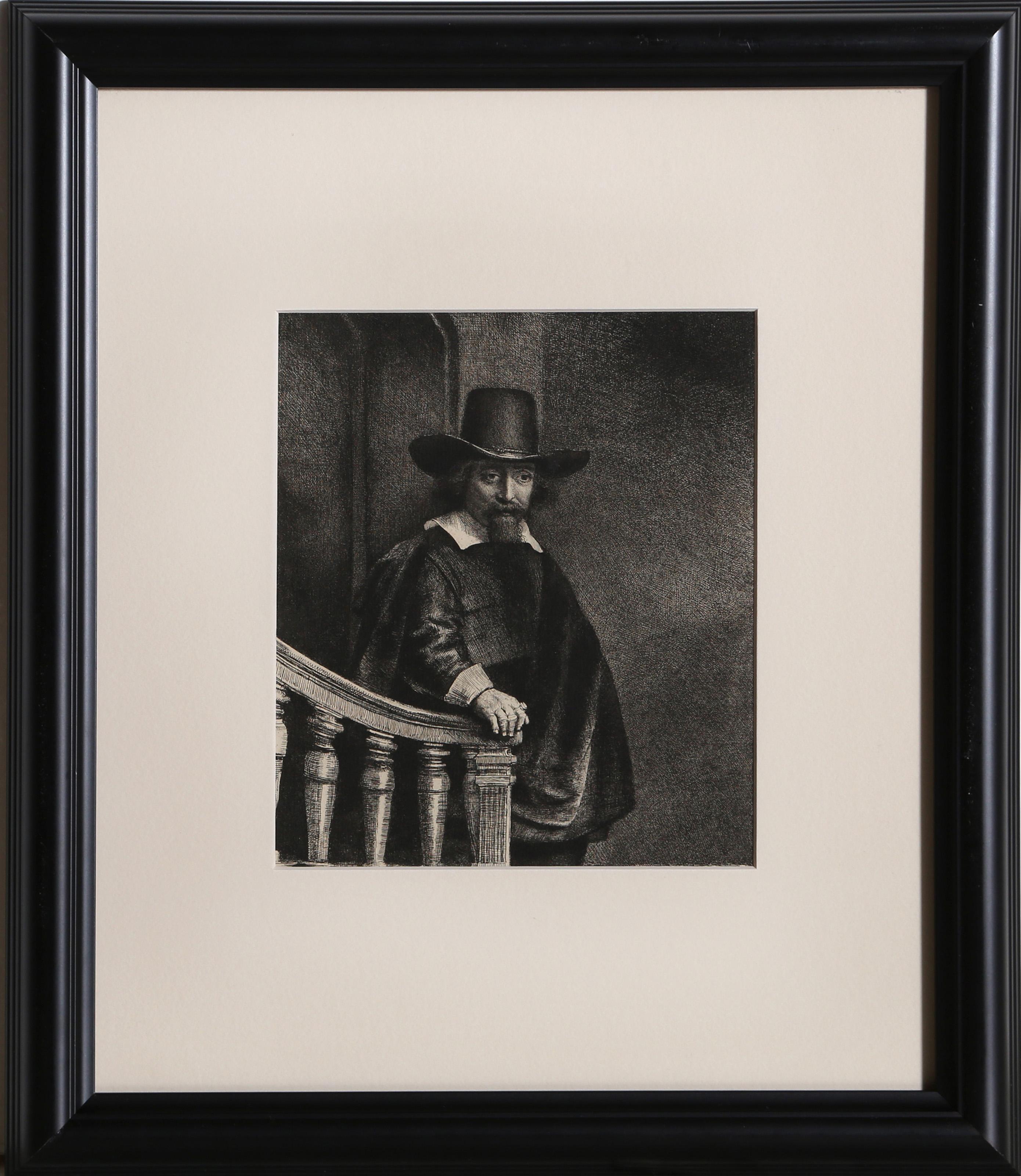 Artista: Rembrandt van Rijn, (After) Amand Durand, neerlandés (1606 - 1669) -  Efraín Bonus (B278), Año: 1878 (del original de 1647), Medio: Heliograbado, Tamaño de la imagen: 8 x 6,75 pulgadas, Tamaño: 9,5  x 7 pulg. (24,13  x 17,78 cm), Tamaño del