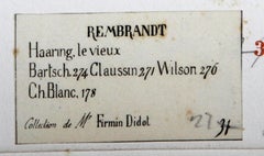 Haaring Levieux (B274), Old Masters Framed Heliogravure by Rembrandt van Rijn