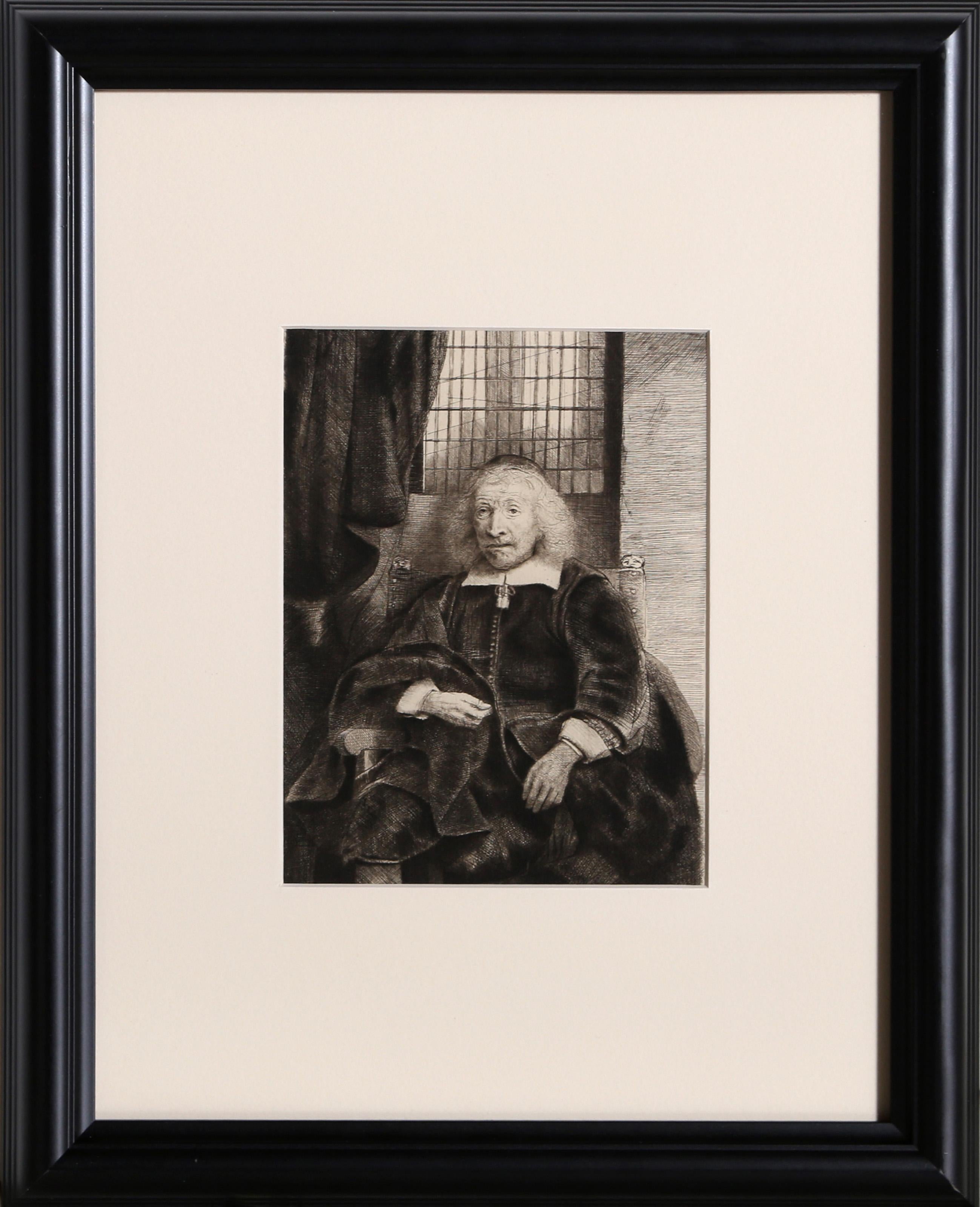 Artist: Rembrandt van Rijn, After by Amand Durand, Dutch (1606 - 1669) -  Haaring Levieux (B274), Year: 1878 (of original 1655), Medium: Heliogravure, Size: 7.75  x 6 in. (19.69  x 15.24 cm), Frame Size: 16 x 13 inches, Printer: Amand Durand,