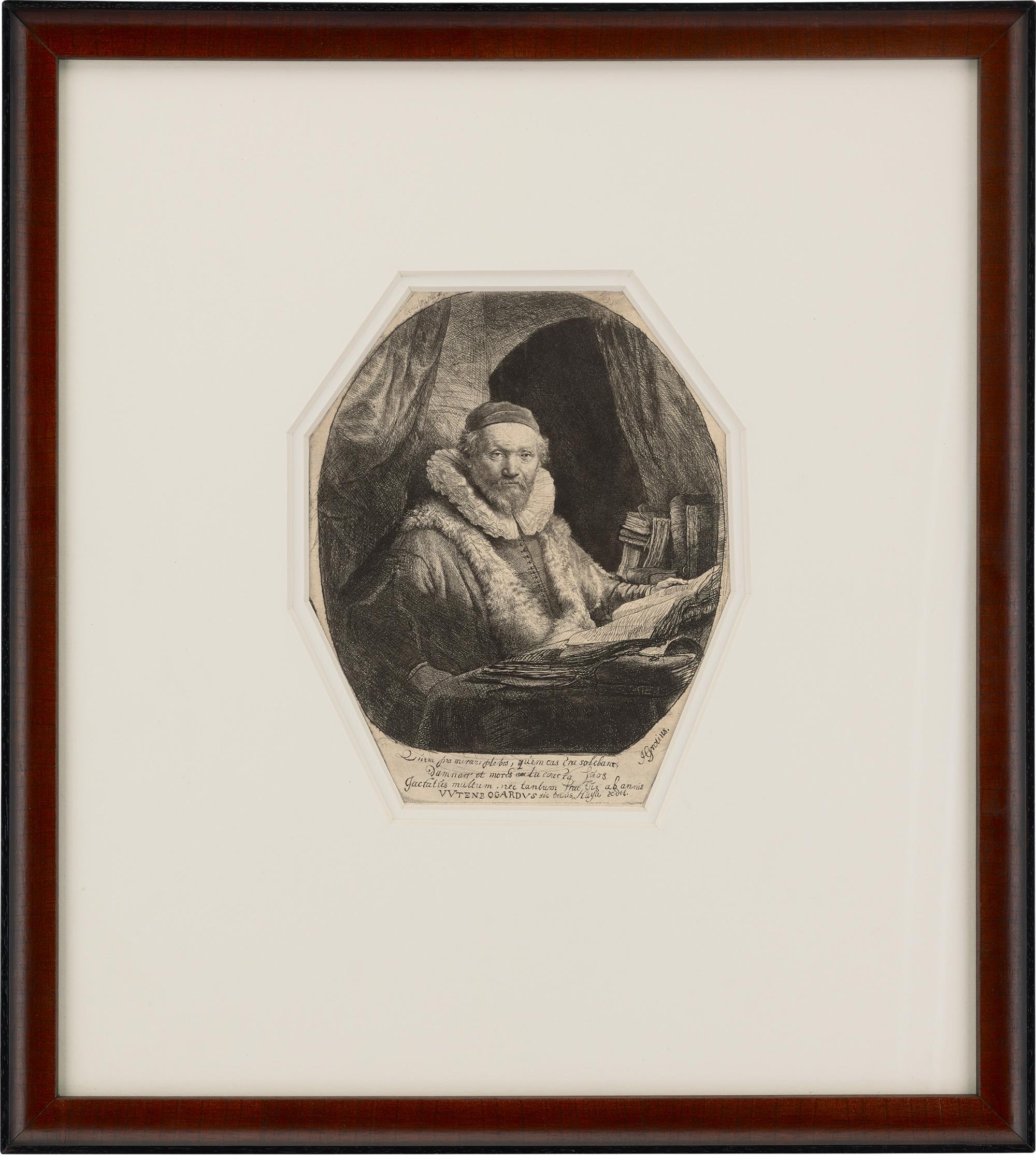 Jan Uytenbogaert, Predicador de los Remonstrantes por Rembrandt van Rijn en venta 1