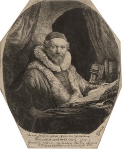 Jan Uytenbogaert, Preacher of the Remonstrants by Rembrandt van Rijn