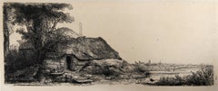 La Chaurmiere au Grand Arbre (B226), Heliogravur von Rembrandt van Rijn