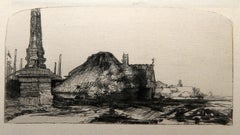L'Obelisque (B227), Eliografia di Rembrandt van Rijn