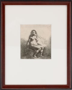 Naked Woman on a Mound by Rembrandt van Rijn