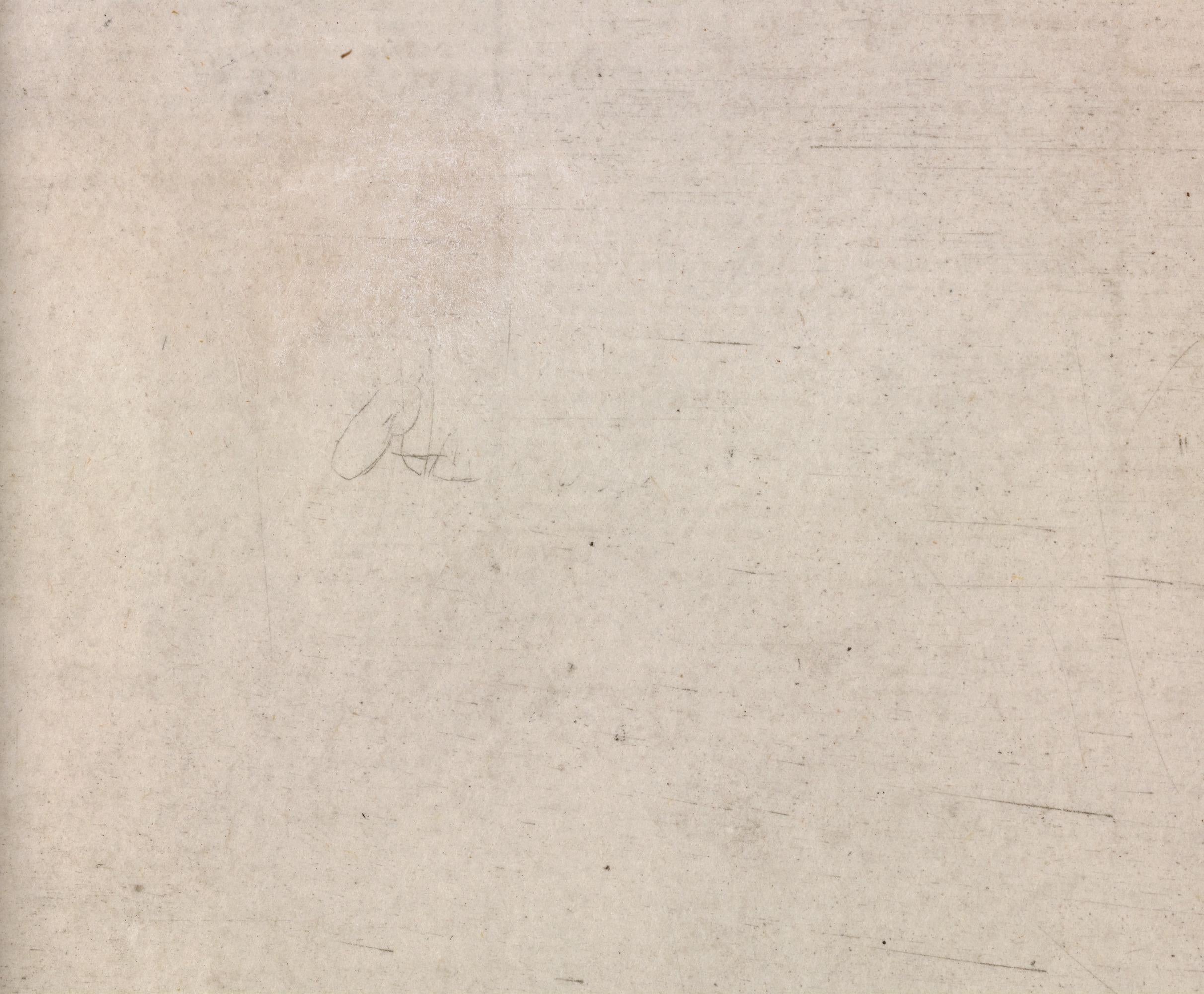 Mujer desnuda sobre un montículo de Rembrandt van Rijn en venta 3