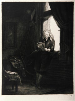 Antique Portrait du Bourgmestre Jan Six (B285), Heliogravure by Rembrandt van Rijn