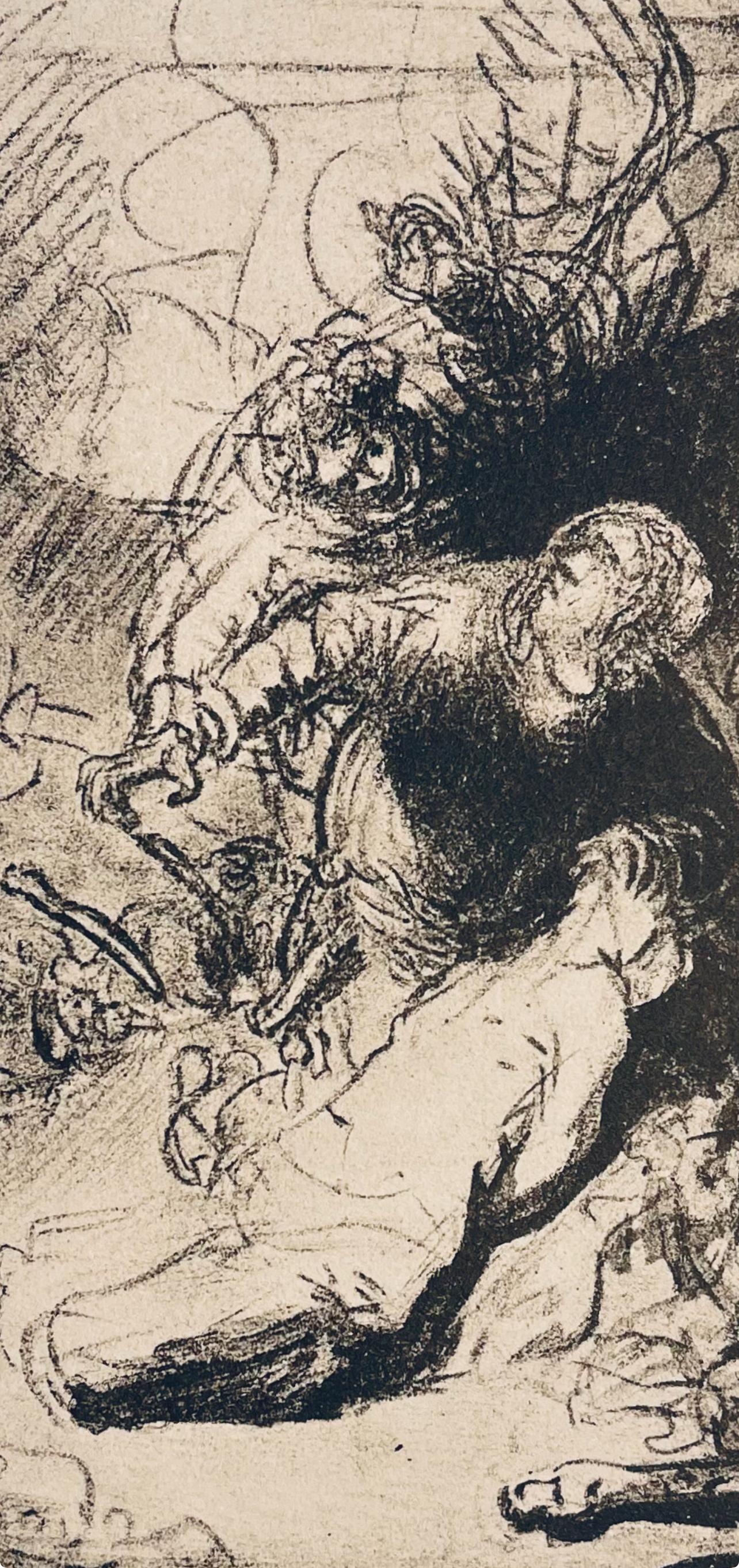 Rembrandt, Composition, Rembrandt, Drawings from the Bible (after) - Print by Rembrandt van Rijn