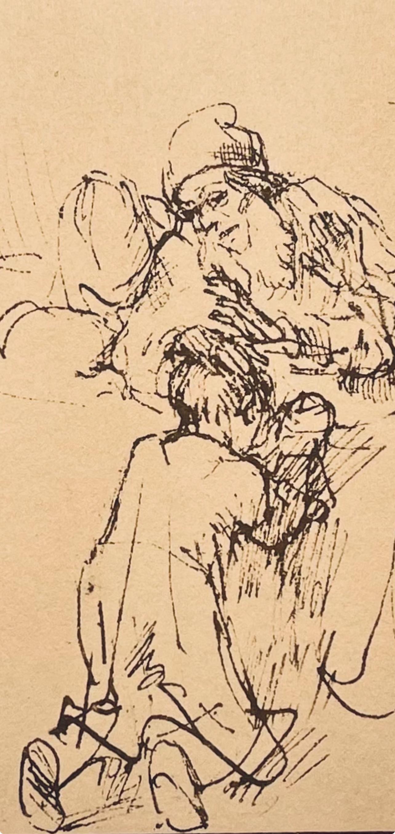 Rembrandt, Composition, Rembrandt, Drawings from the Bible (after) - Print by Rembrandt van Rijn