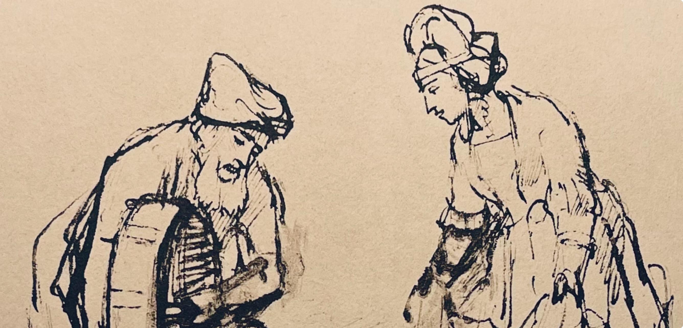 Rembrandt, Composition, Rembrandt, Drawings from the Bible (after) - Print by Rembrandt van Rijn