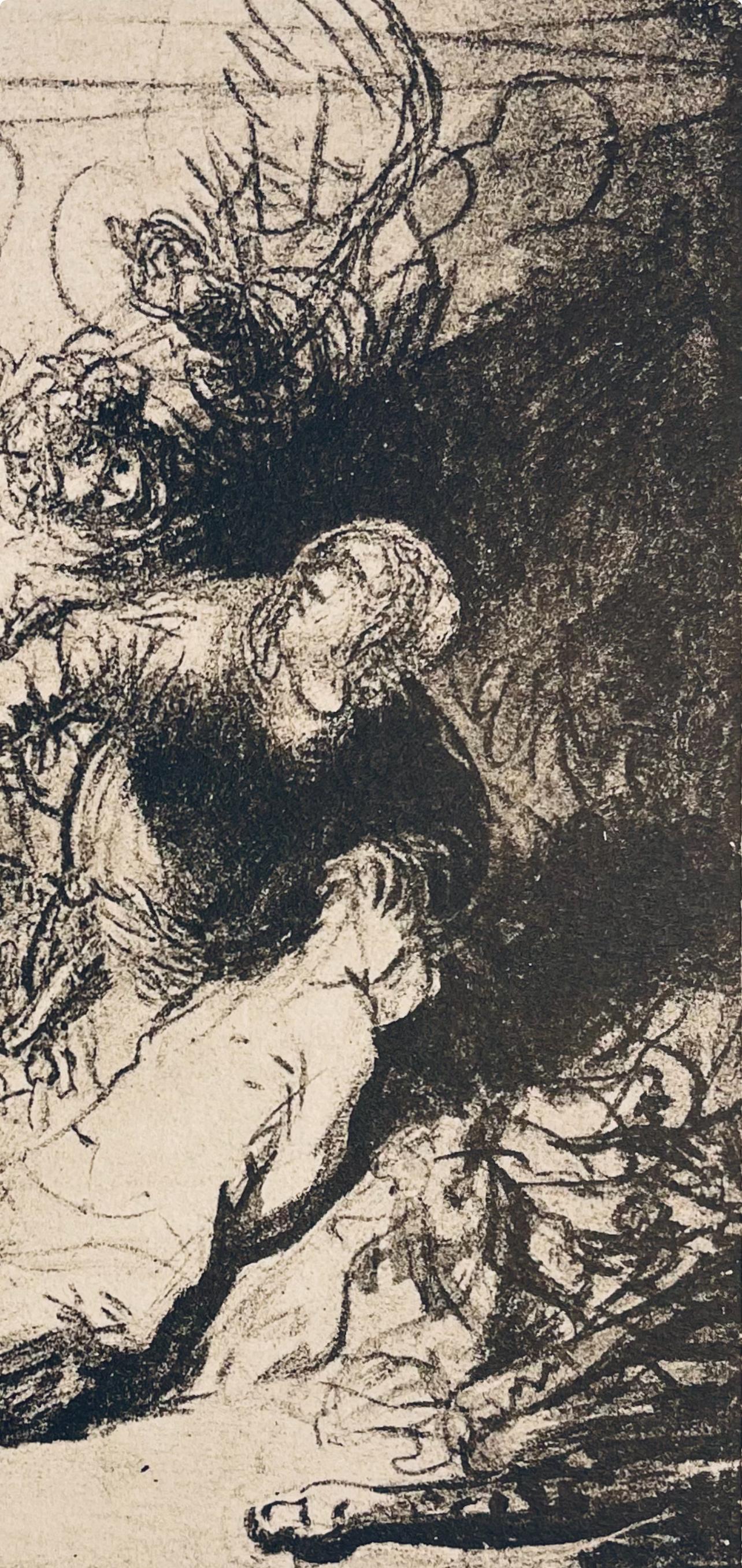 Rembrandt, Composition, Rembrandt, Drawings from the Bible (after) - Baroque Print by Rembrandt van Rijn