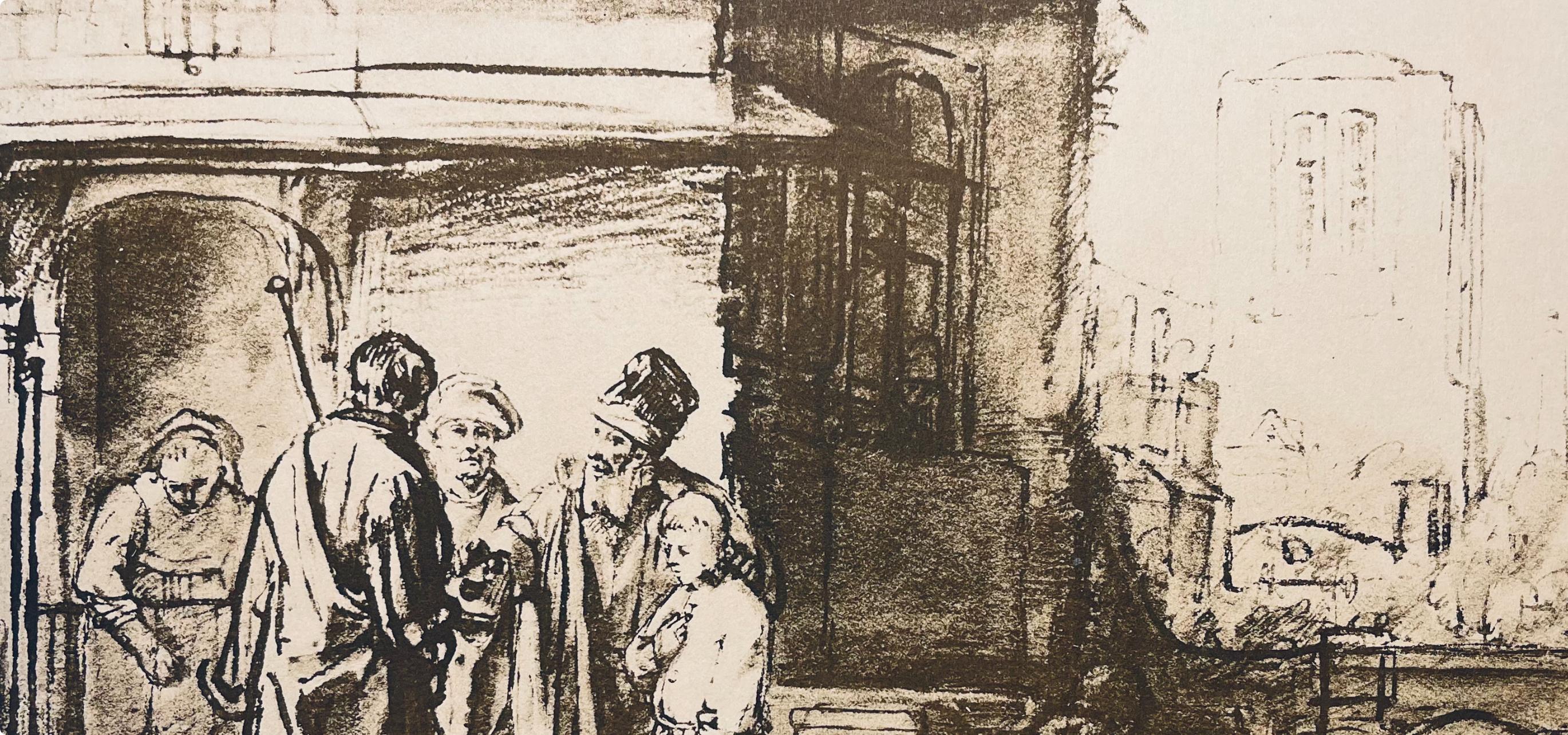 Rembrandt, Composition, Rembrandt, Des dessins de la Bible (après) - Baroque Print par Rembrandt van Rijn