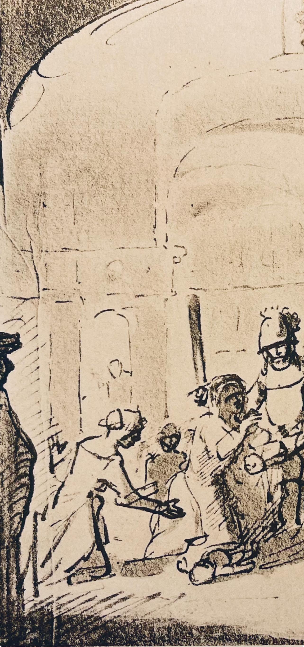 Rembrandt, Composizione, Rembrandt, Disegni dalla Bibbia (dopo) - Print Barocco di Rembrandt van Rijn