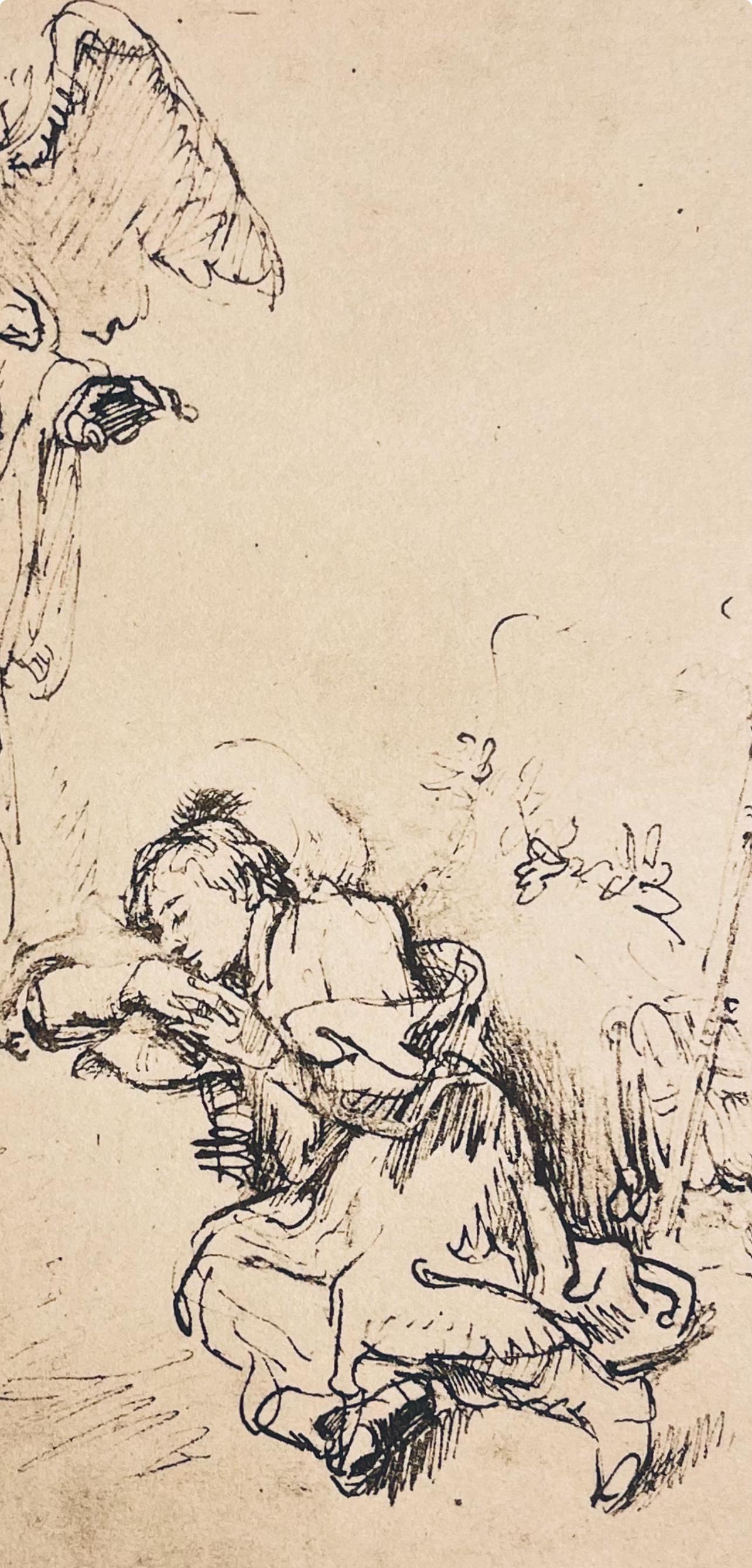 Rembrandt, Composition, Rembrandt, Drawings from the Bible (after) For Sale 1